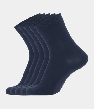 5 pack navy blue bamboo socks