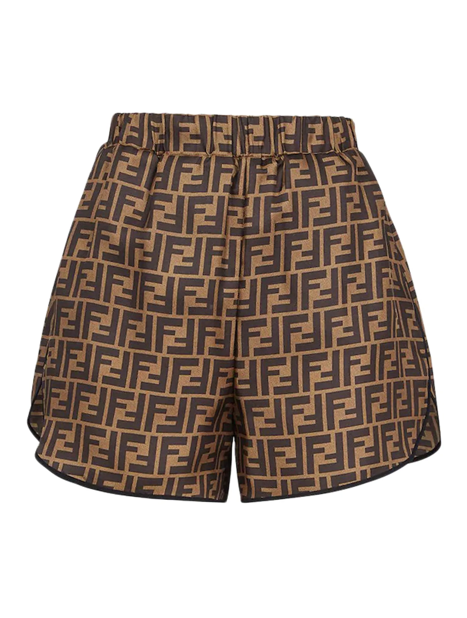 Brown silk pajamas