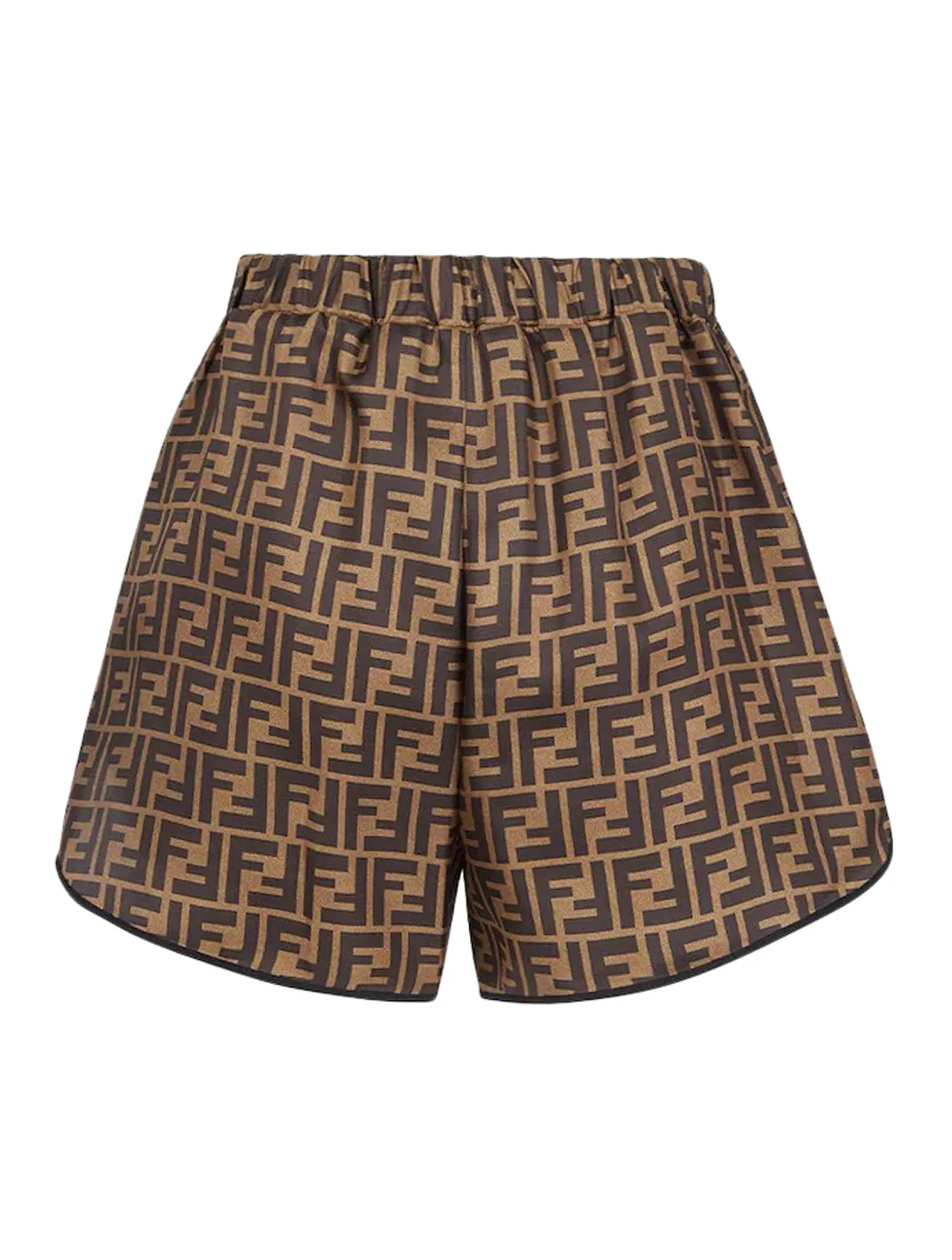 Brown silk pajamas