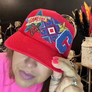 Chatty Gameday Custom Patch Trucker Hat