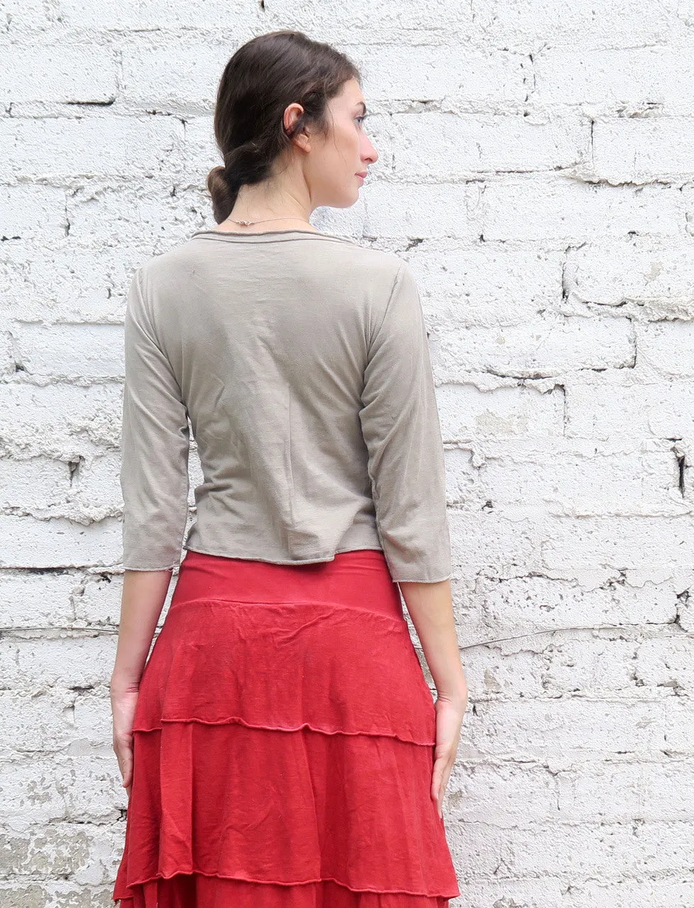 Crescent Simplicity Cropped Shirt