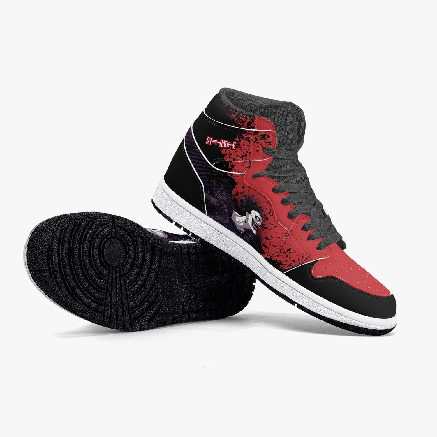 Death Note Ryuk Red-Black JD1 Mid Anime Shoes