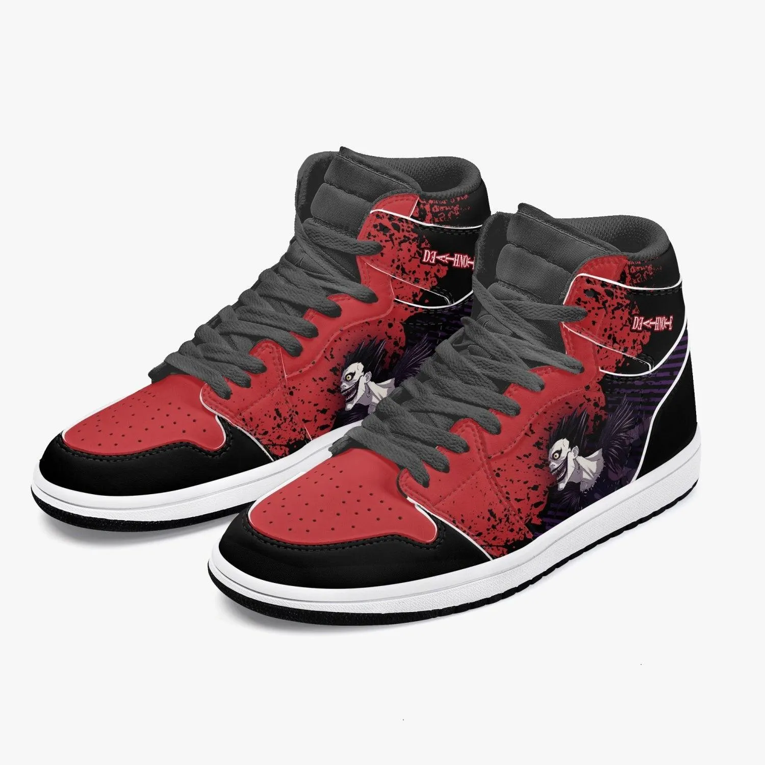 Death Note Ryuk Red-Black JD1 Mid Anime Shoes