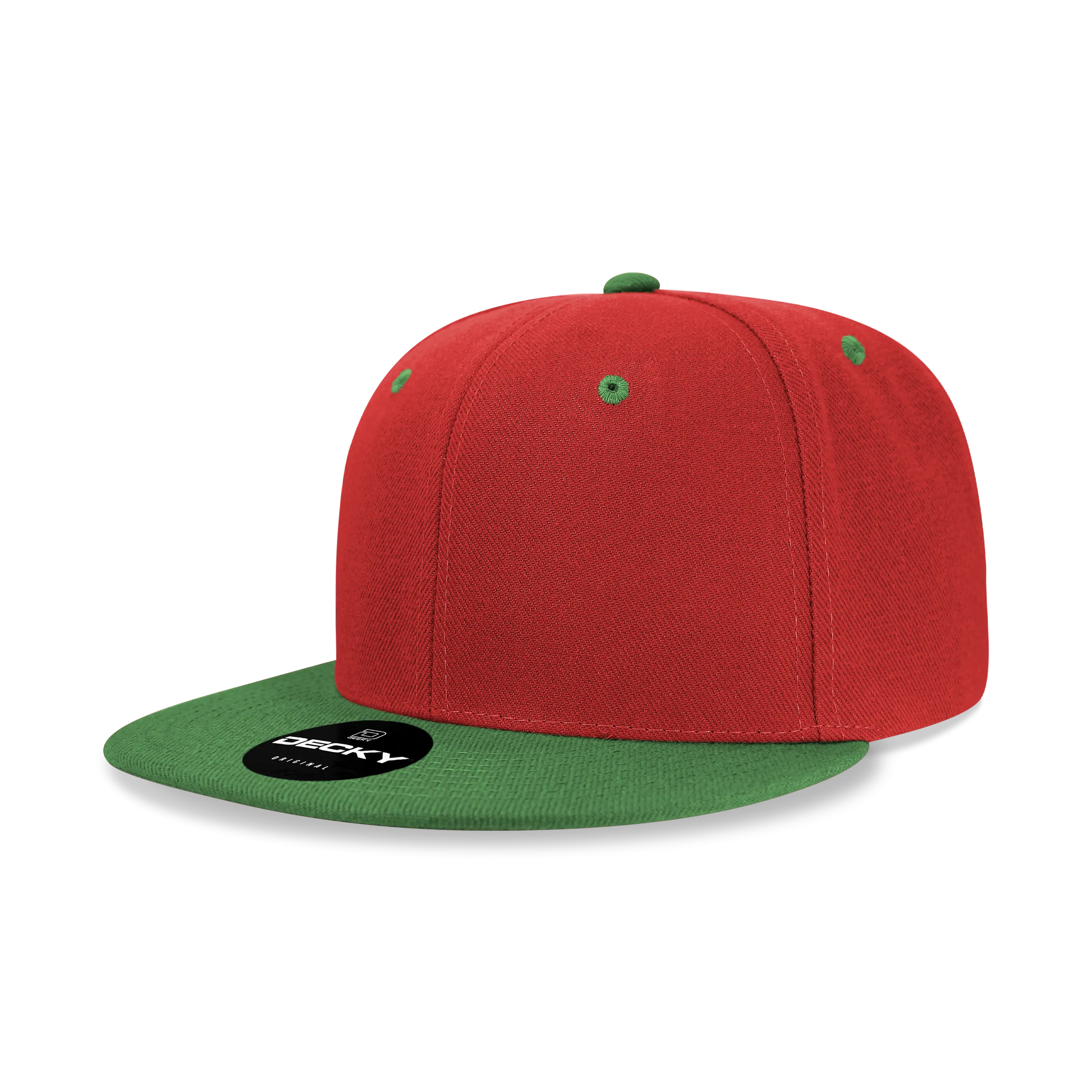 Decky 6020 High Profile 6 Panel Snapback, Flat Bill Hat