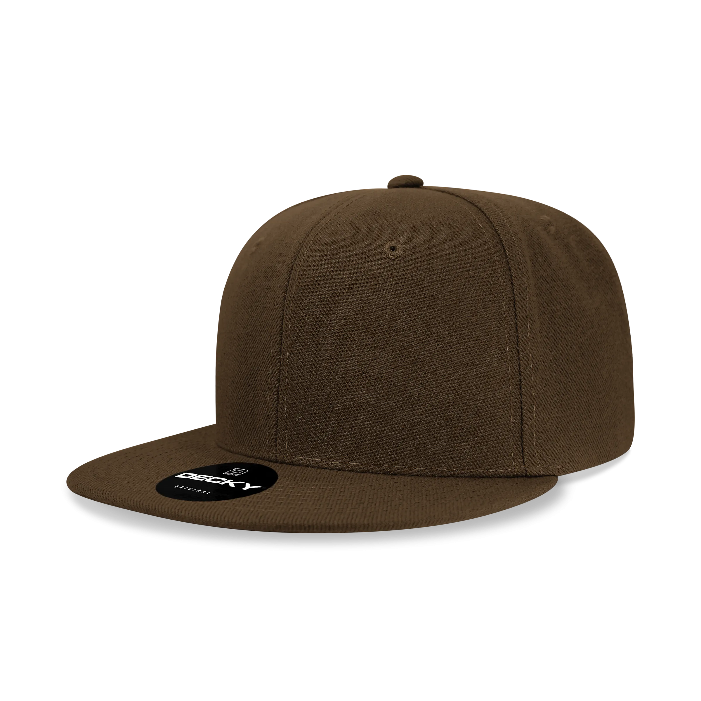 Decky 6020 High Profile 6 Panel Snapback, Flat Bill Hat