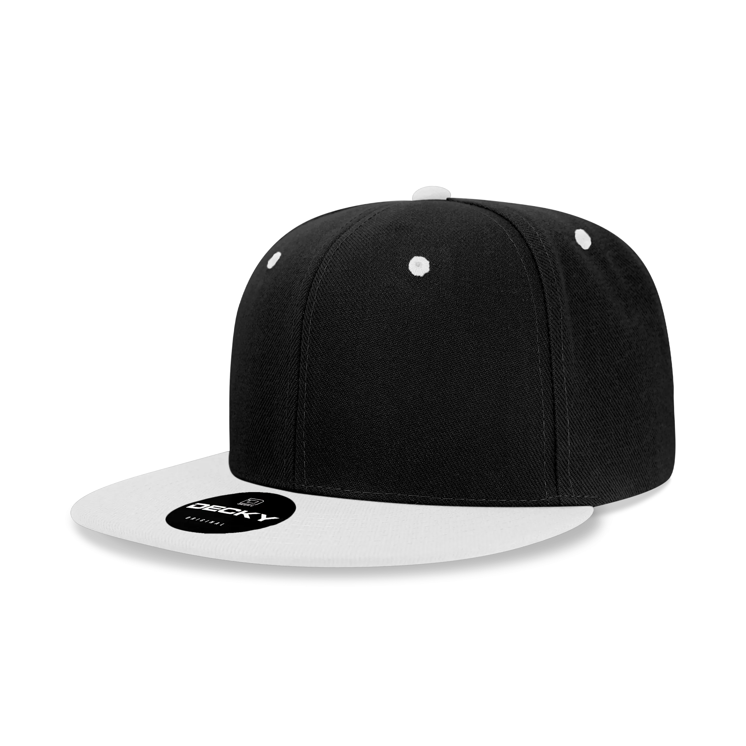 Decky 6020 High Profile 6 Panel Snapback, Flat Bill Hat