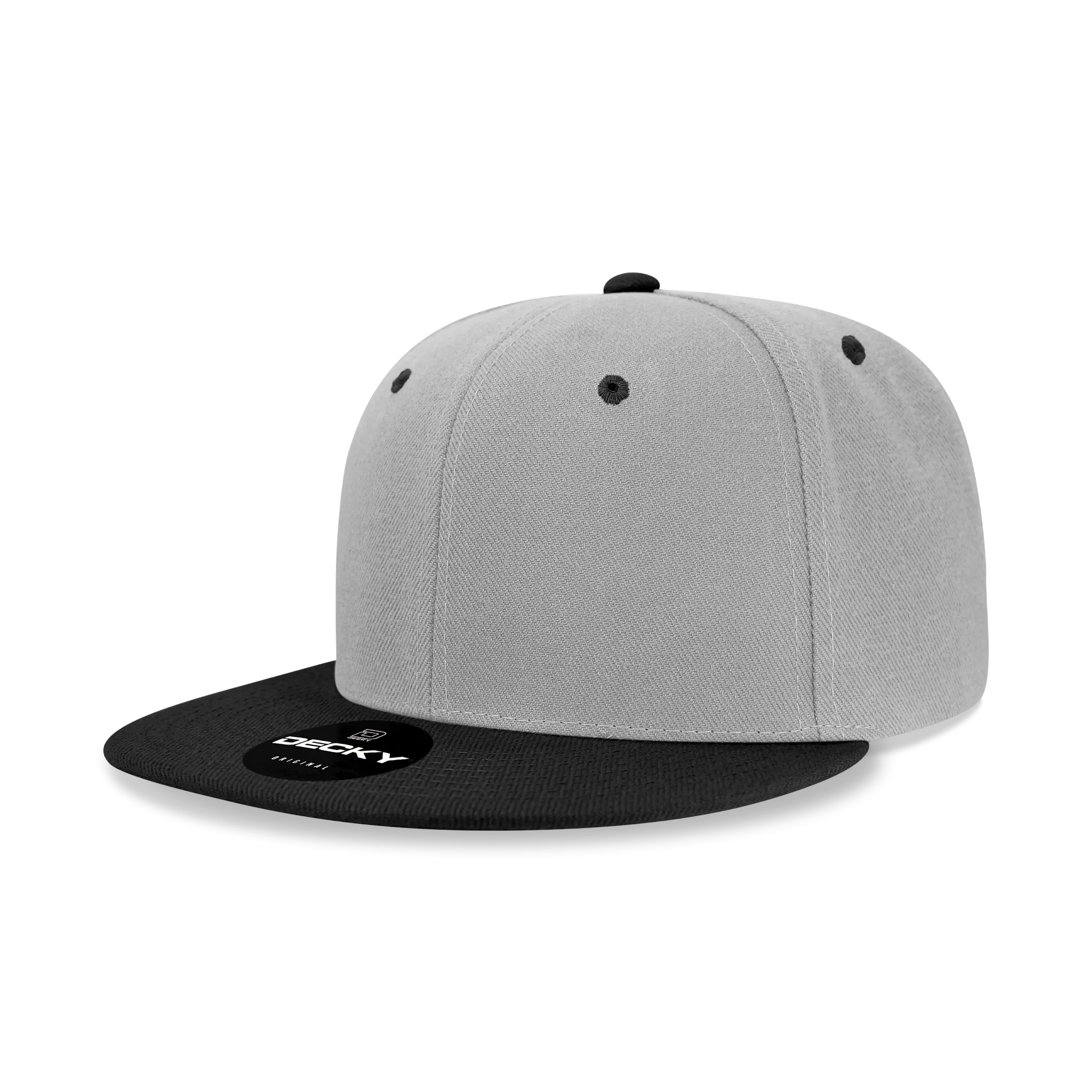 Decky 6020 High Profile 6 Panel Snapback, Flat Bill Hat