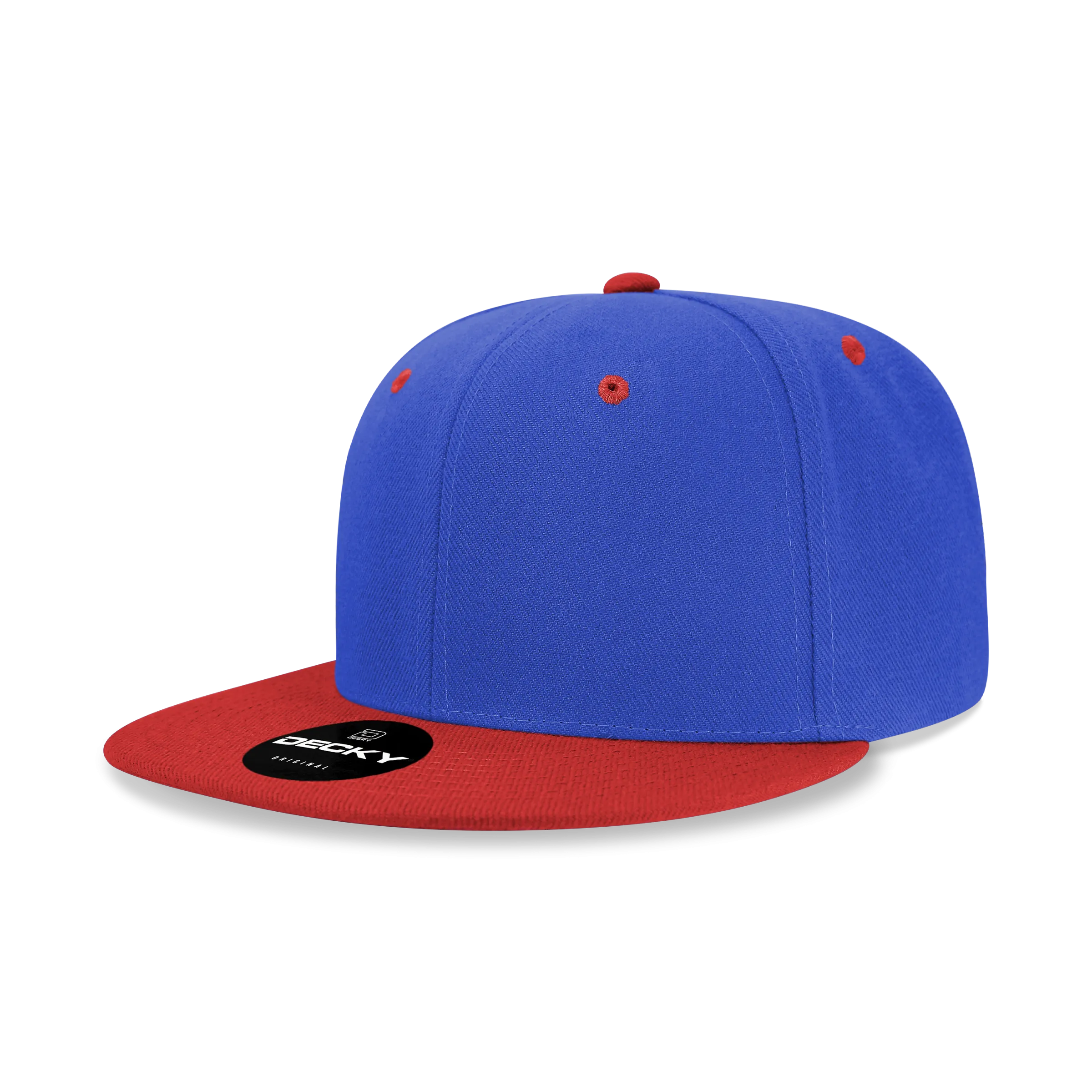 Decky 6020 High Profile 6 Panel Snapback, Flat Bill Hat