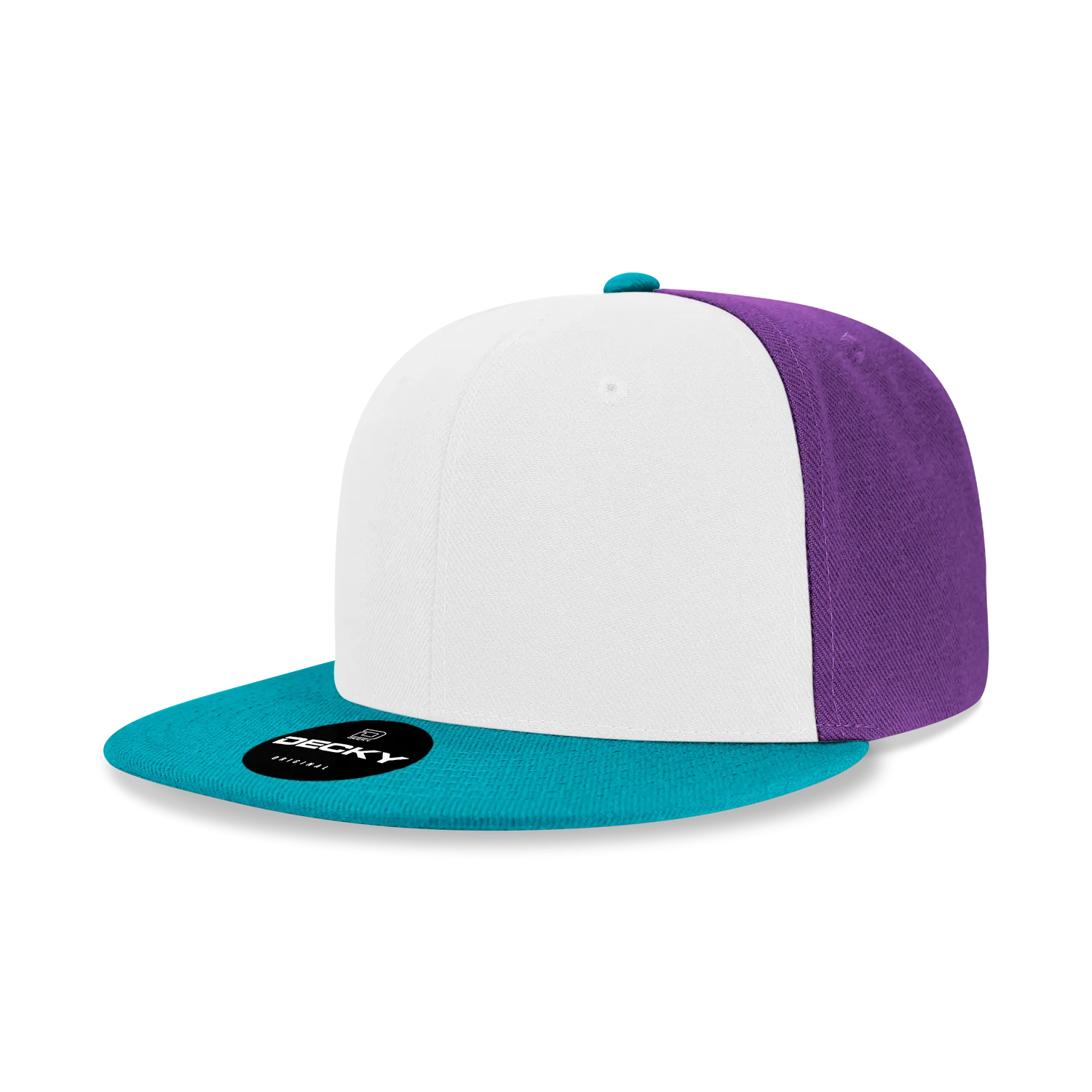 Decky 6020 High Profile 6 Panel Snapback, Flat Bill Hat