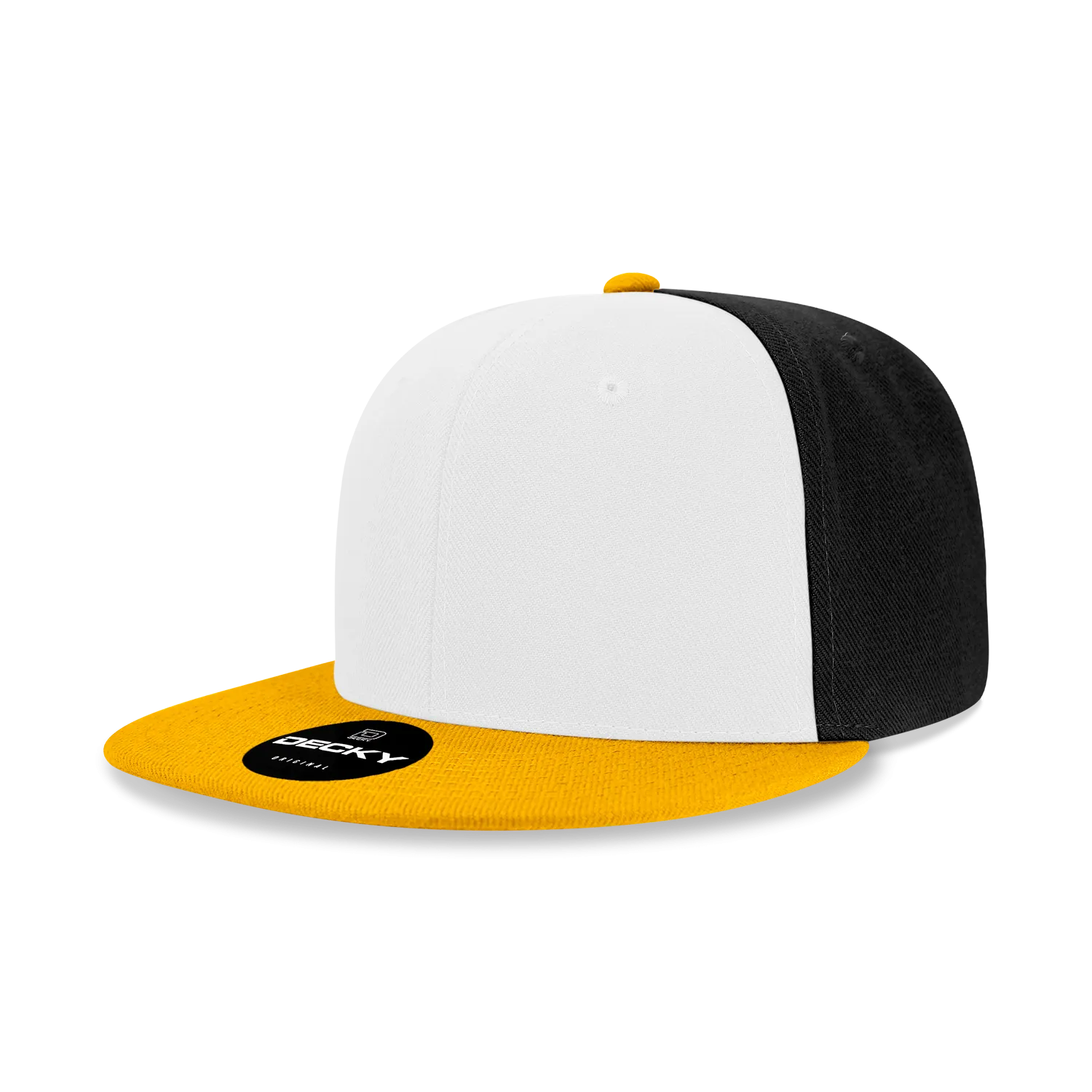 Decky 6020 High Profile 6 Panel Snapback, Flat Bill Hat