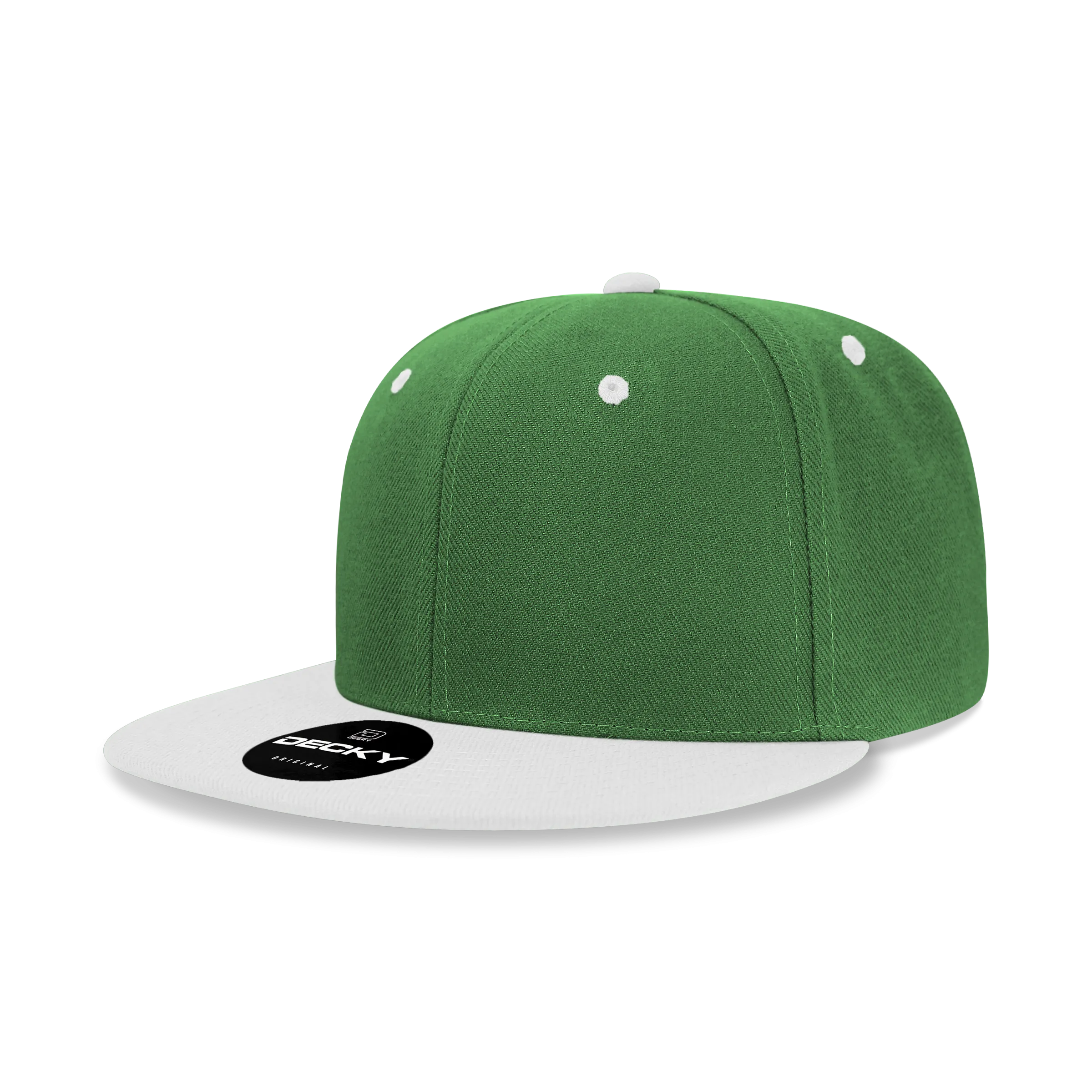 Decky 6020 High Profile 6 Panel Snapback, Flat Bill Hat