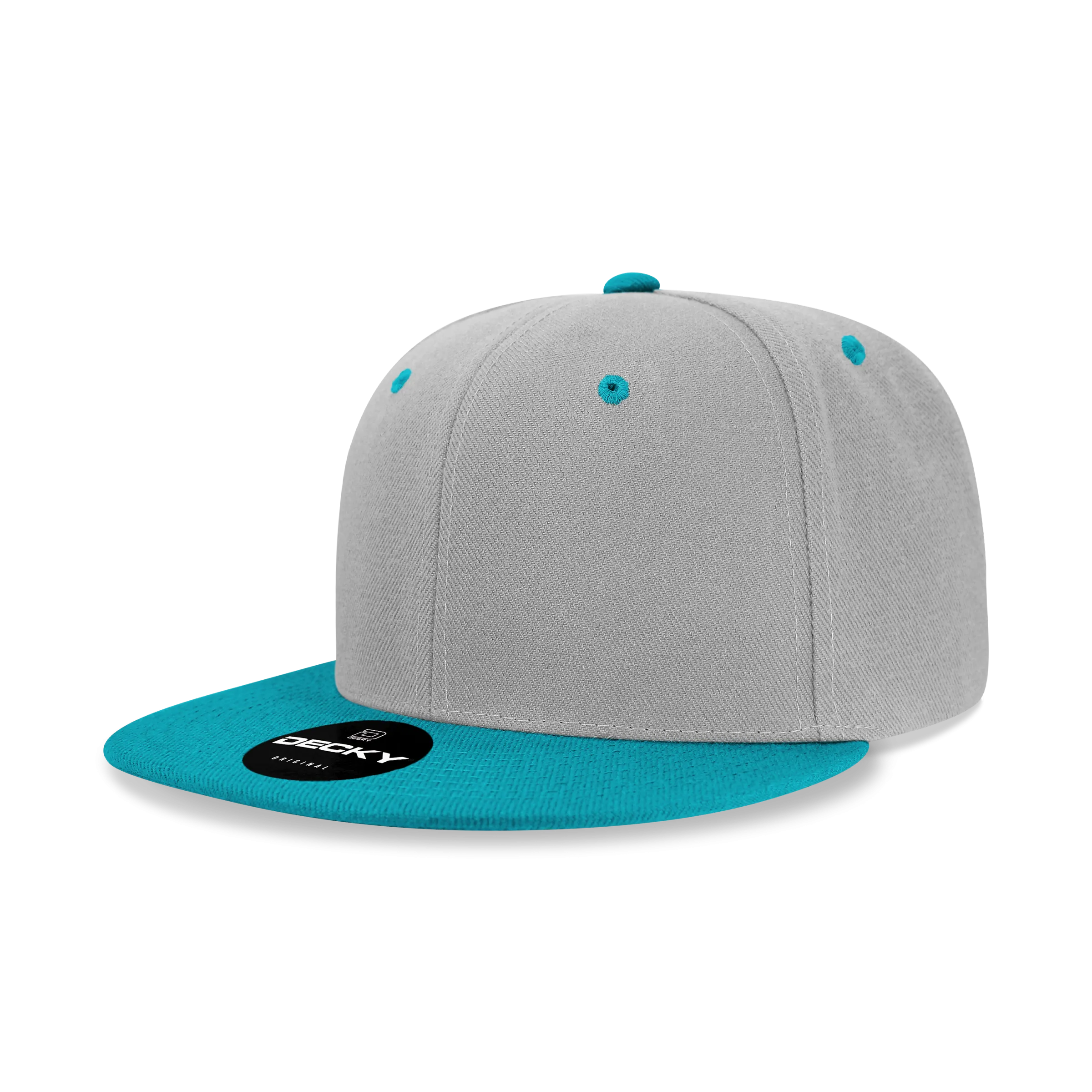 Decky 6020 High Profile 6 Panel Snapback, Flat Bill Hat
