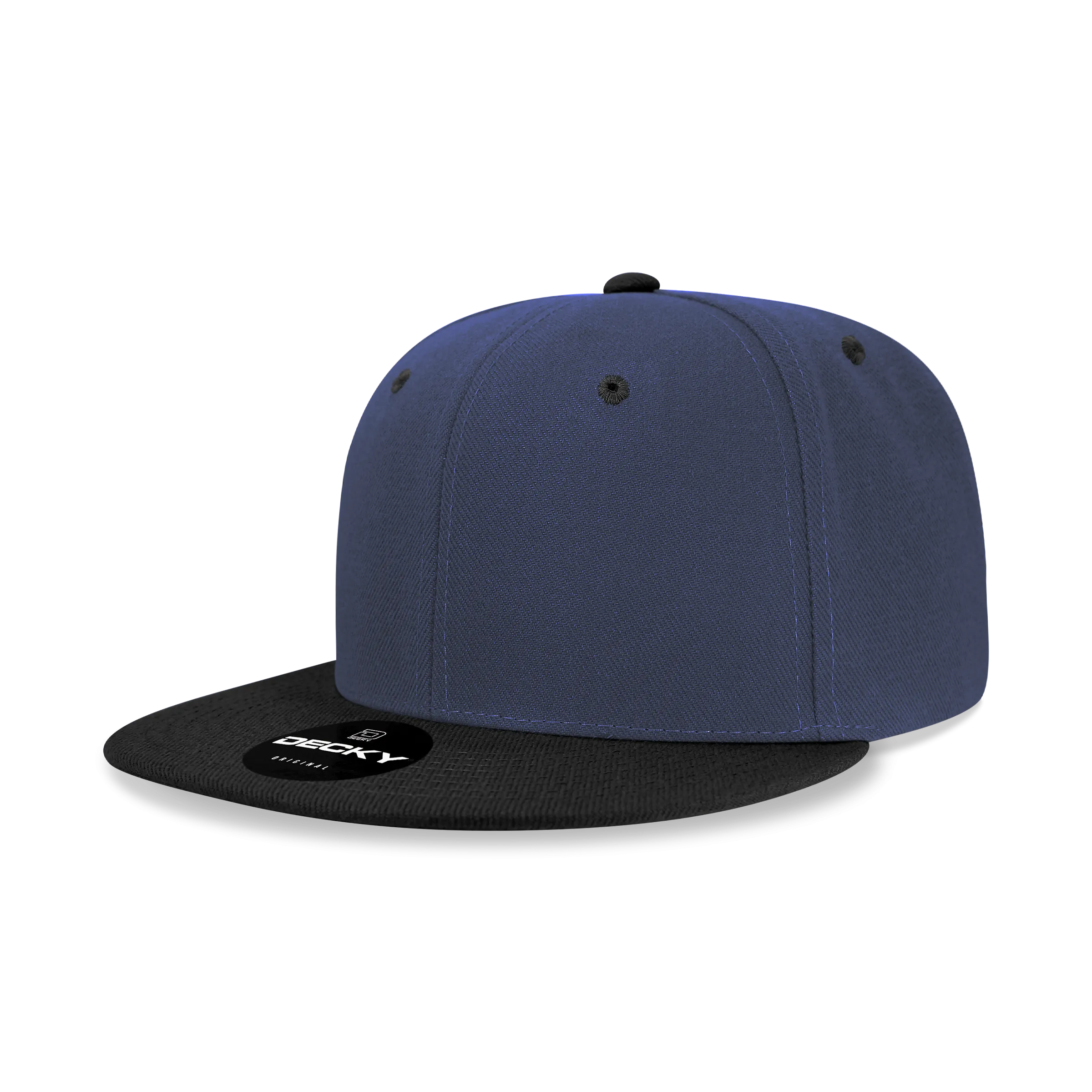 Decky 6020 High Profile 6 Panel Snapback, Flat Bill Hat