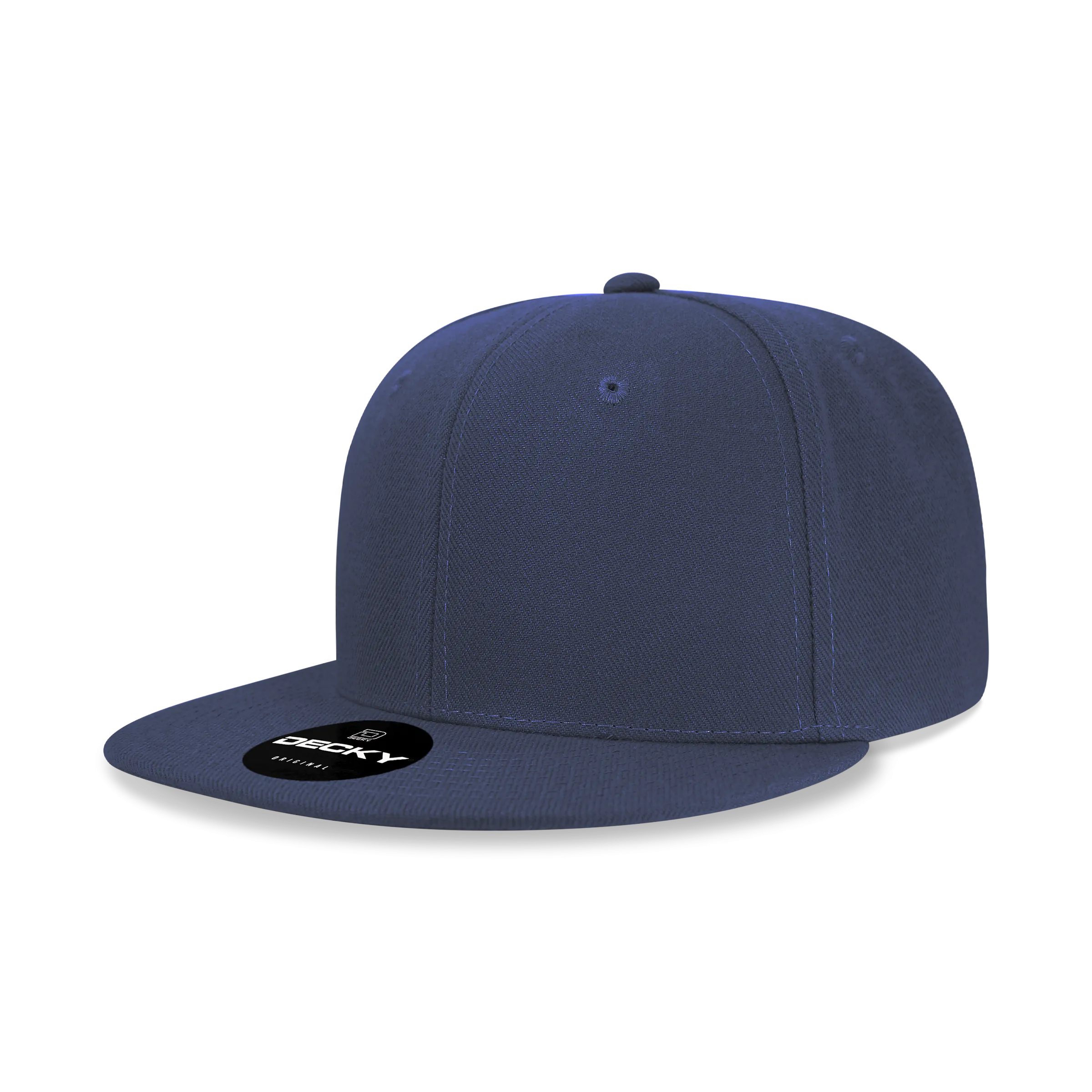 Decky 6020 High Profile 6 Panel Snapback, Flat Bill Hat