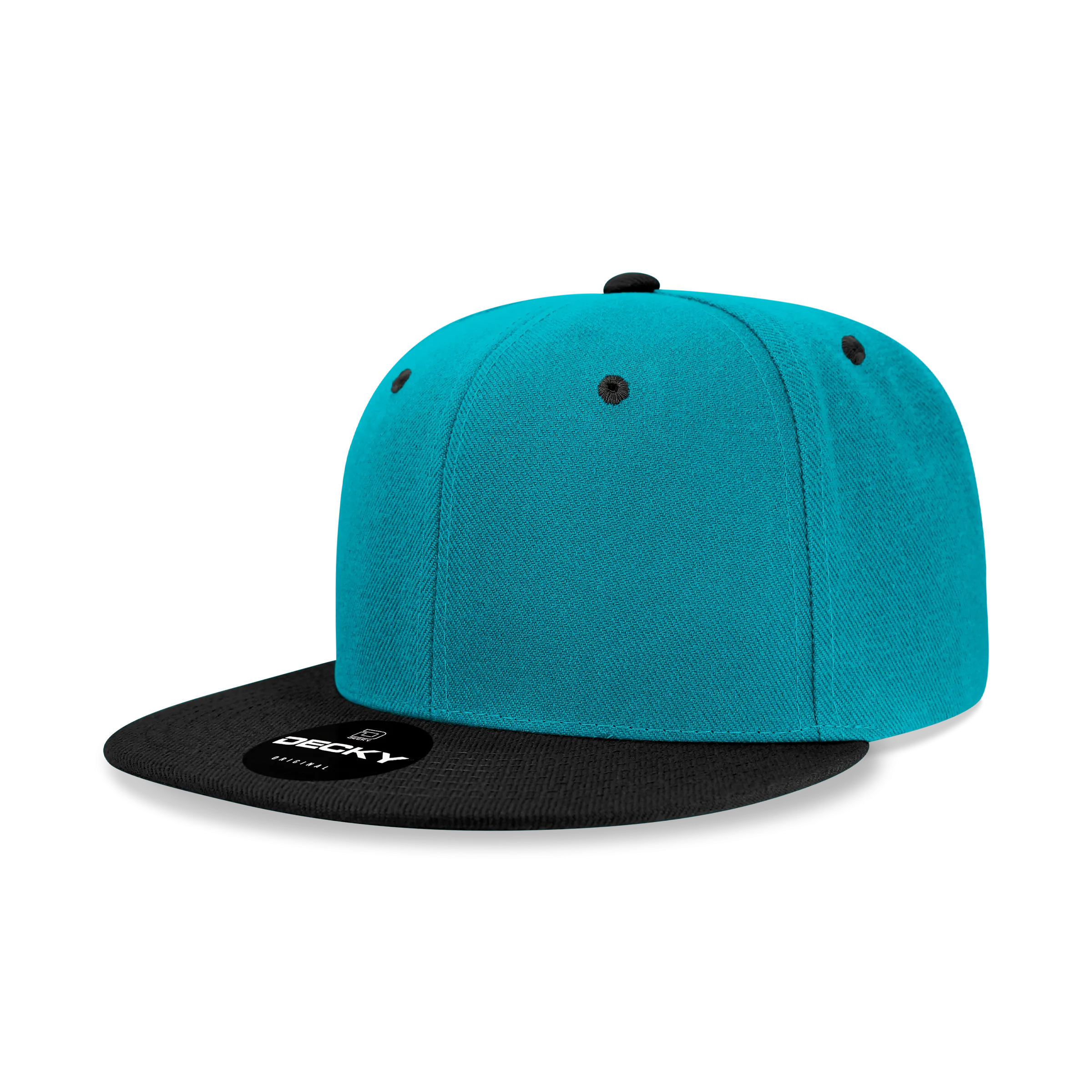 Decky 6020 High Profile 6 Panel Snapback, Flat Bill Hat