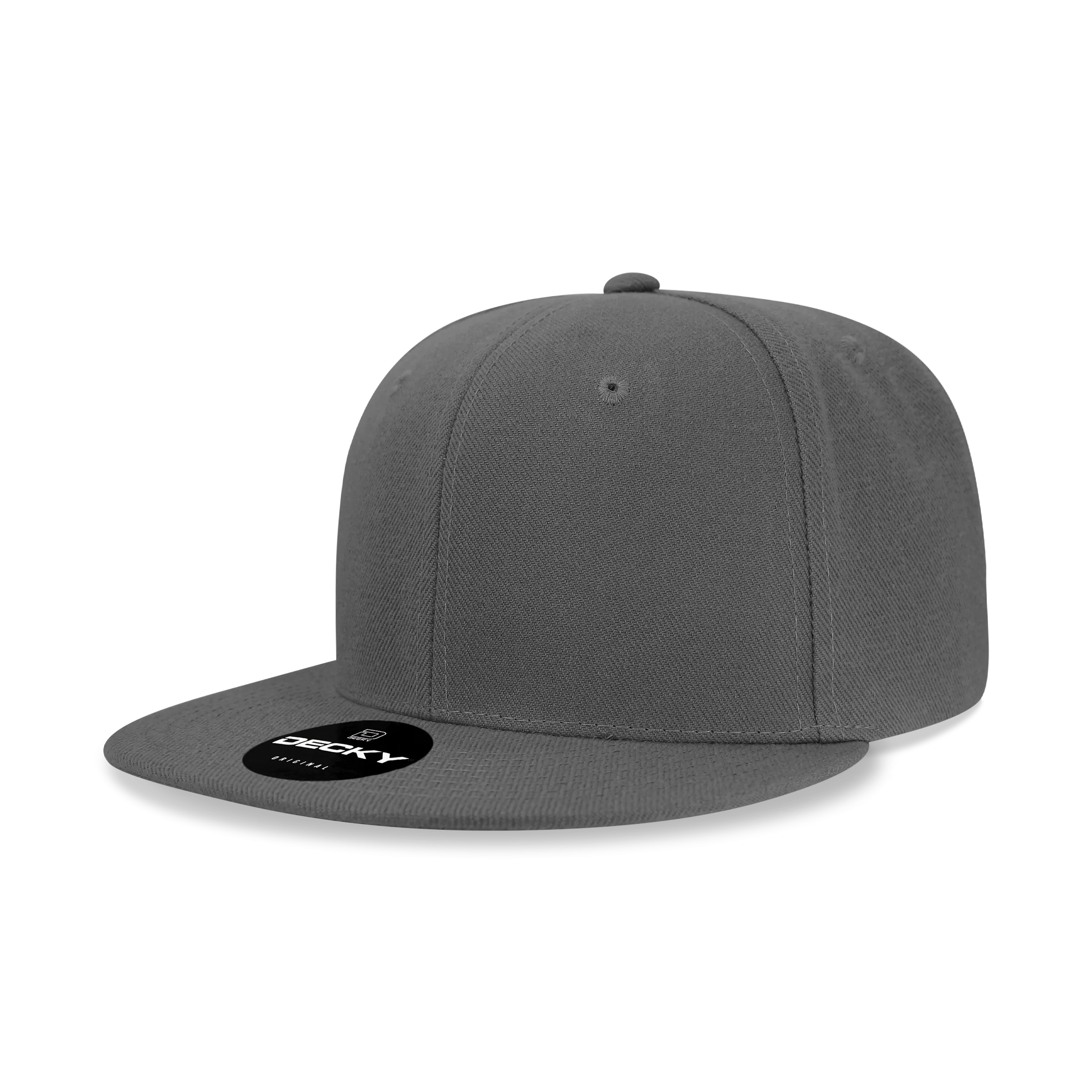 Decky 6020 High Profile 6 Panel Snapback, Flat Bill Hat