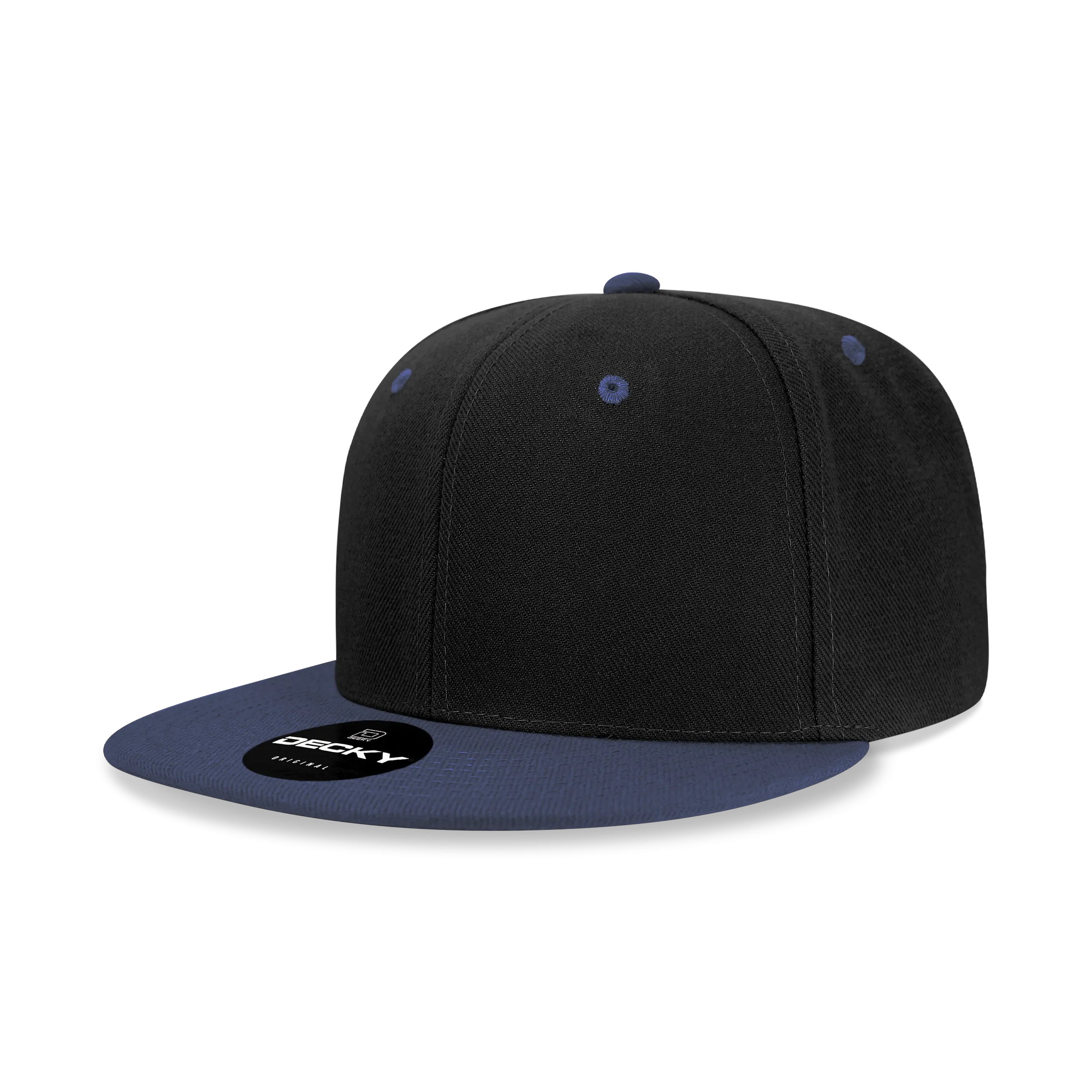 Decky 6020 High Profile 6 Panel Snapback, Flat Bill Hat