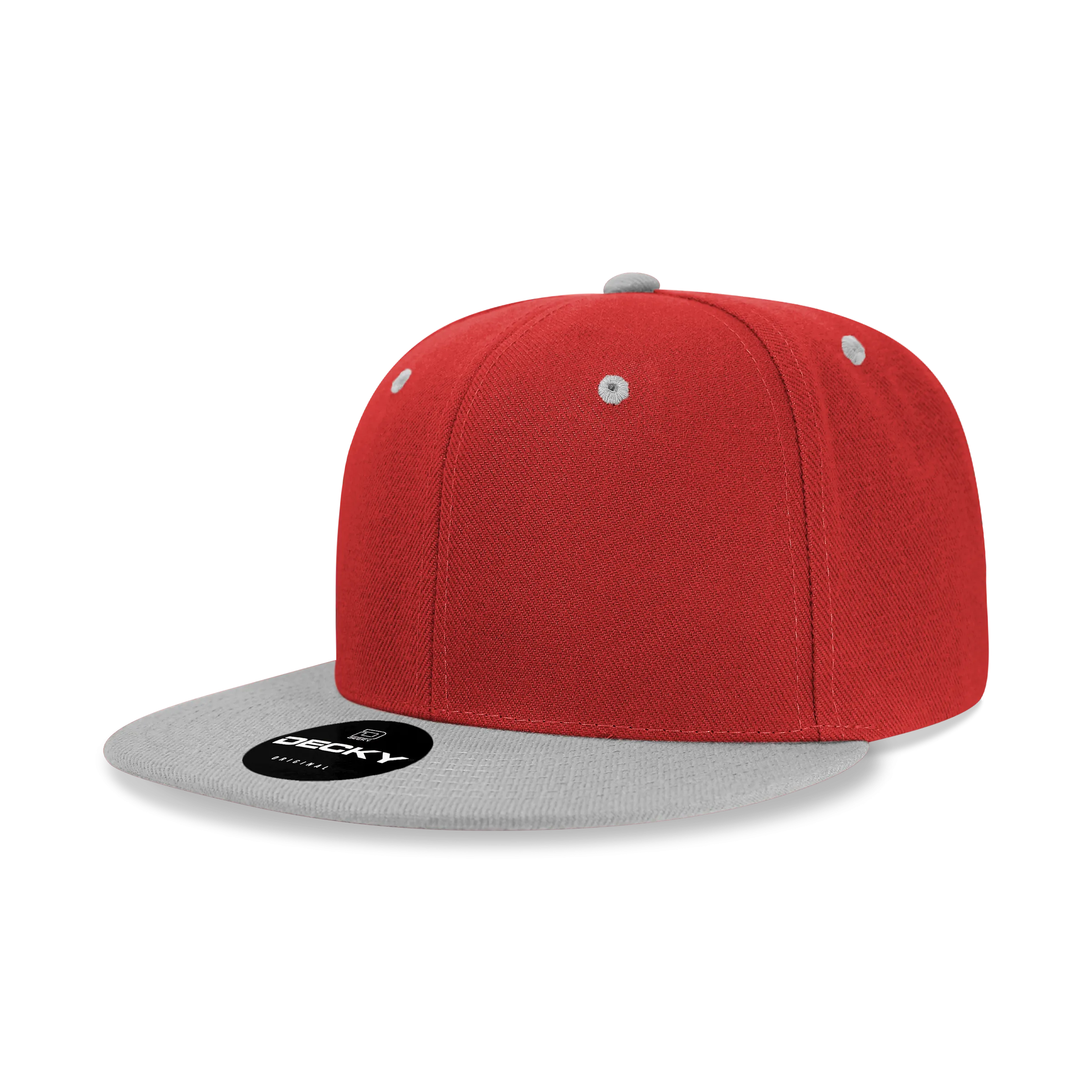 Decky 6020 High Profile 6 Panel Snapback, Flat Bill Hat