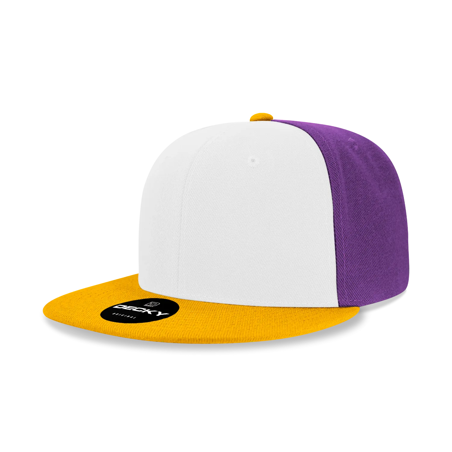 Decky 6020 High Profile 6 Panel Snapback, Flat Bill Hat