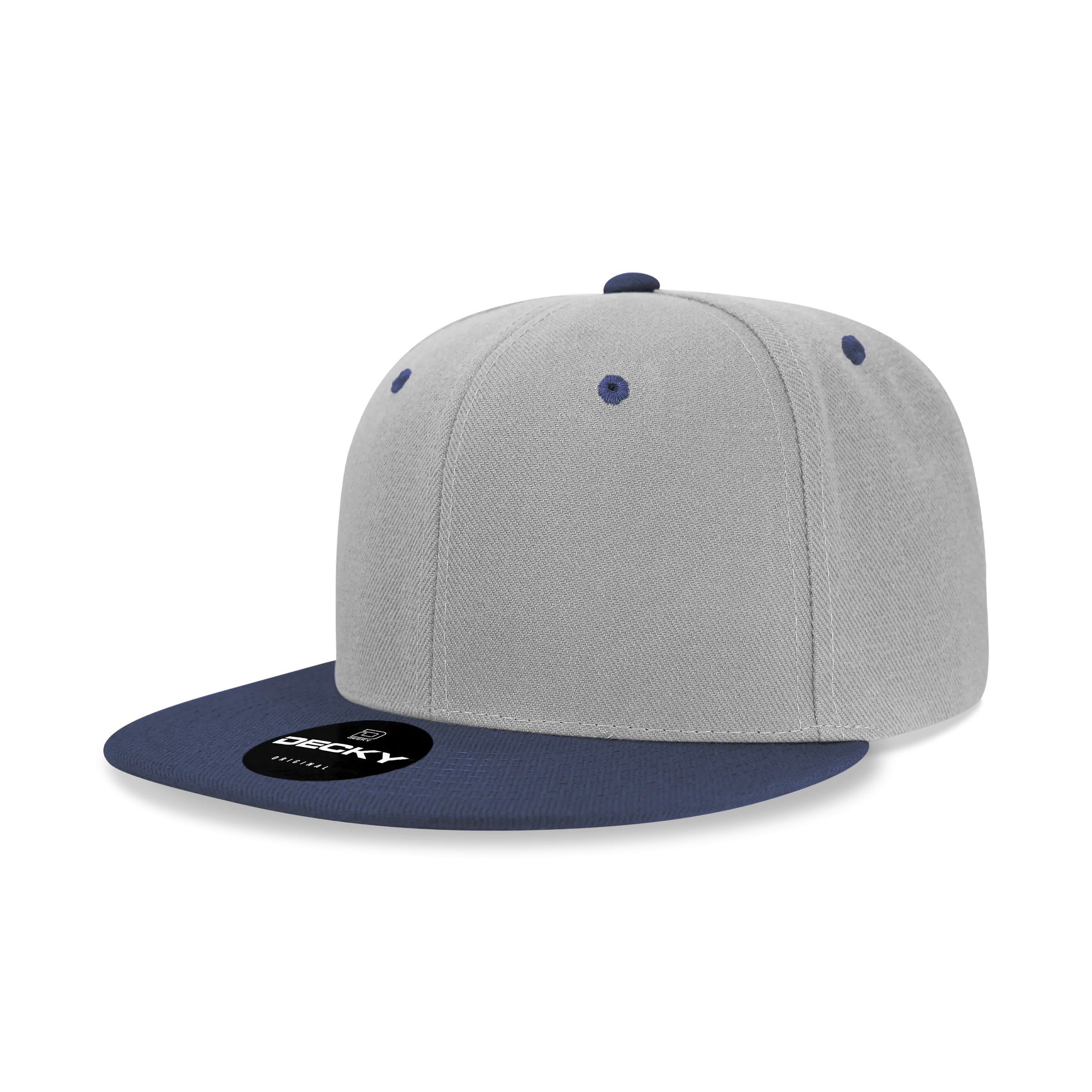Decky 6020 High Profile 6 Panel Snapback, Flat Bill Hat