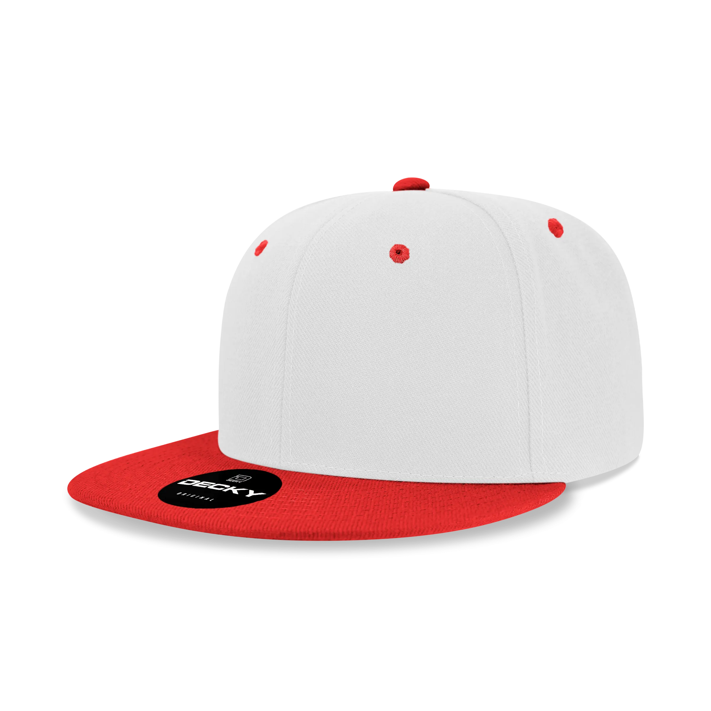 Decky 6020 High Profile 6 Panel Snapback, Flat Bill Hat