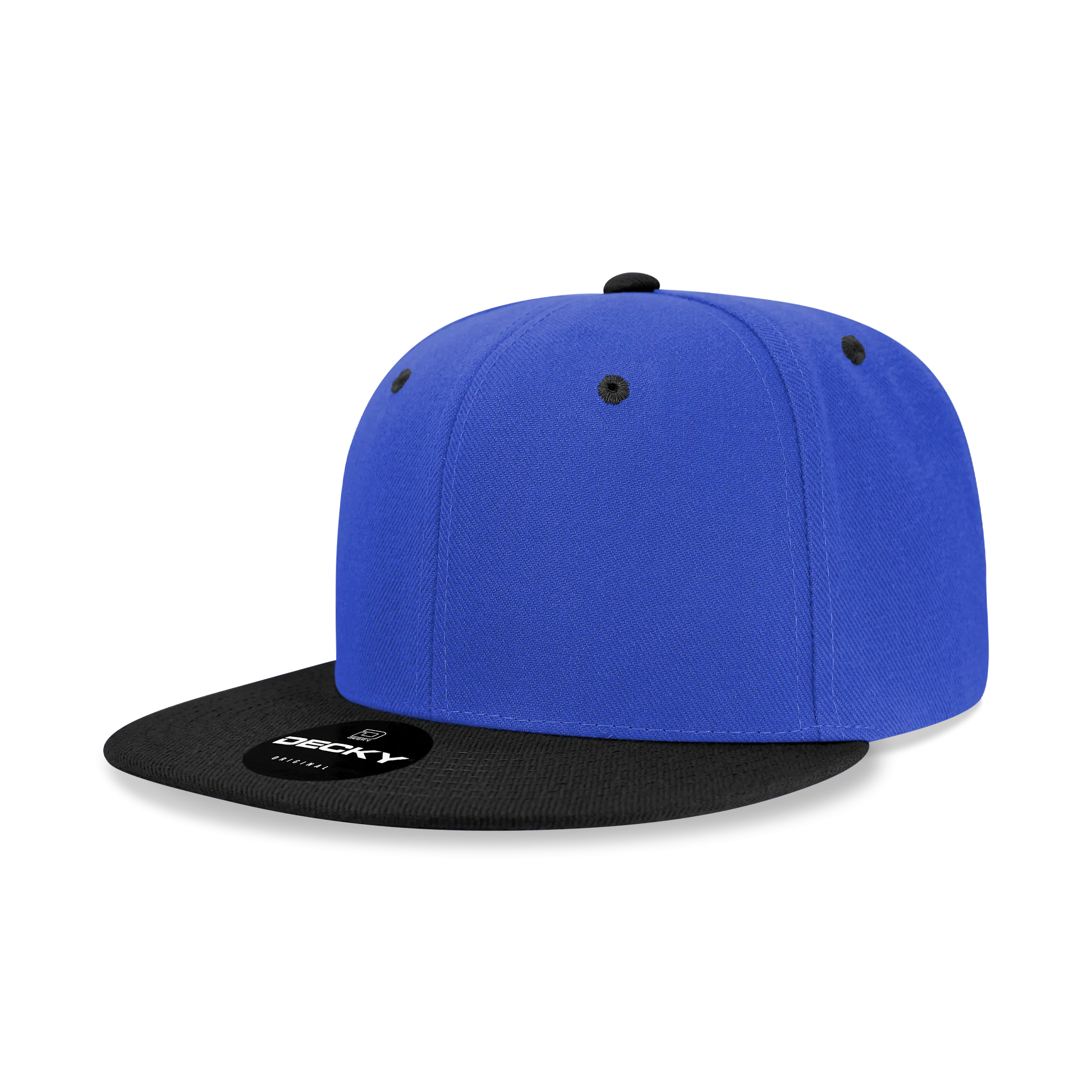 Decky 6020 High Profile 6 Panel Snapback, Flat Bill Hat