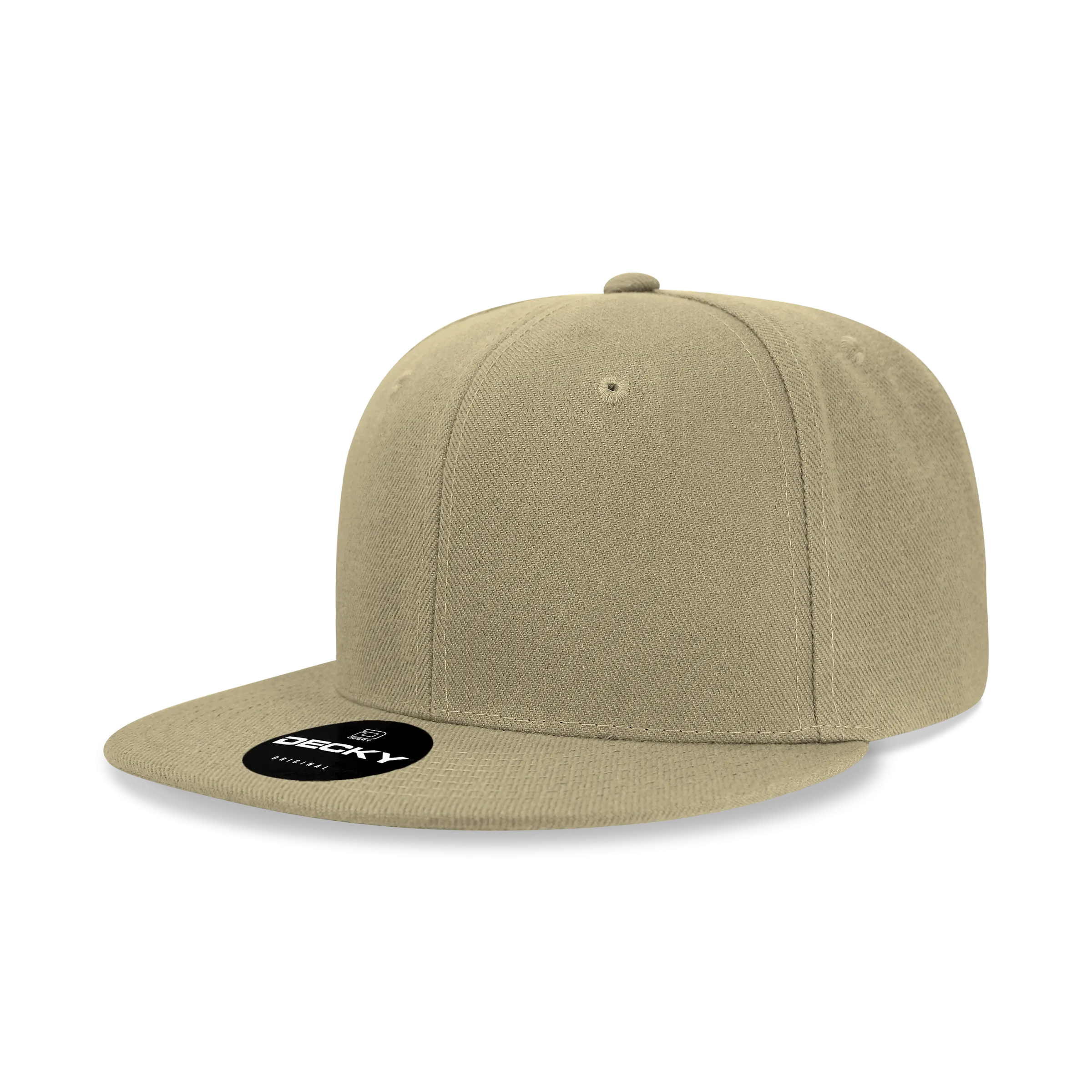 Decky 6020 High Profile 6 Panel Snapback, Flat Bill Hat