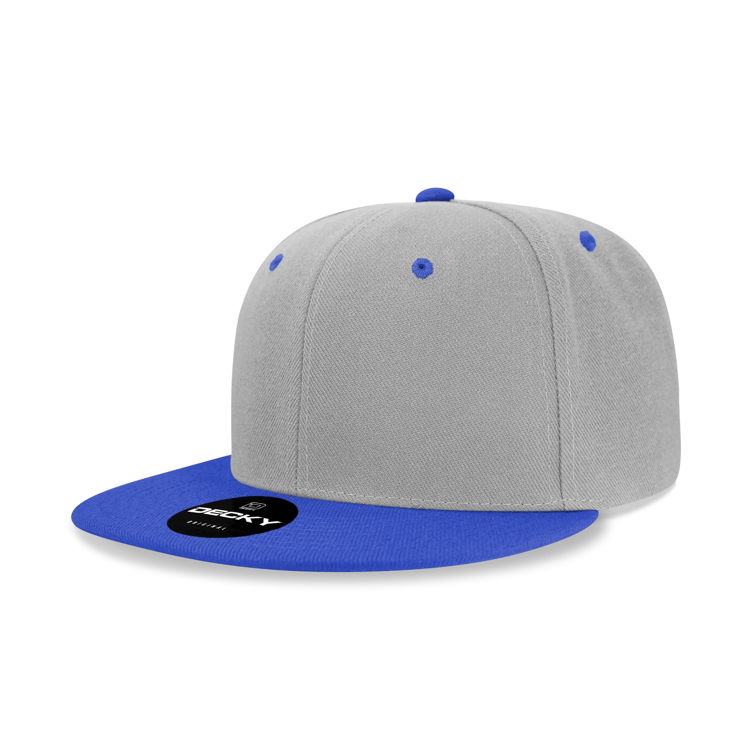 Decky 6020 High Profile 6 Panel Snapback, Flat Bill Hat