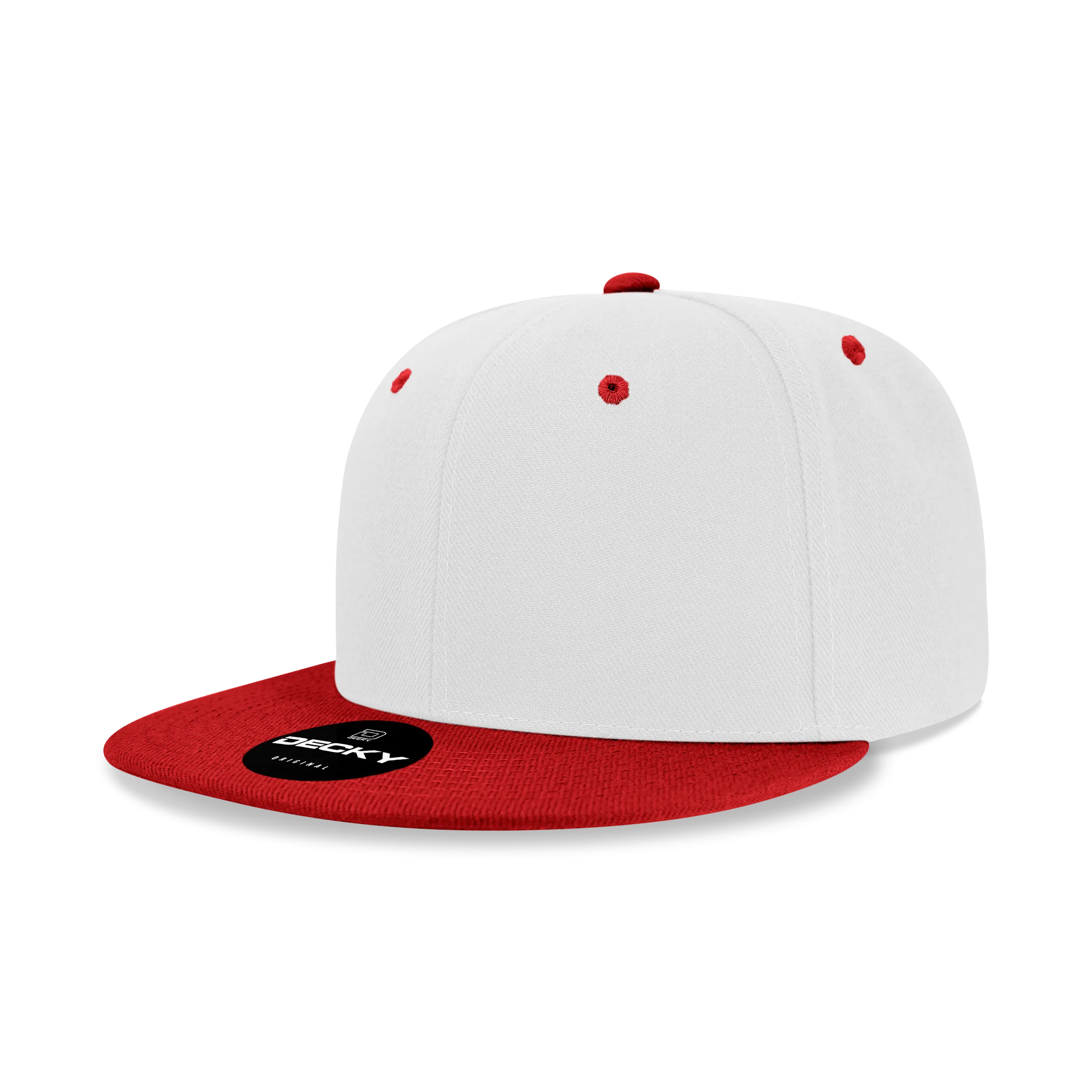 Decky 6020 High Profile 6 Panel Snapback, Flat Bill Hat