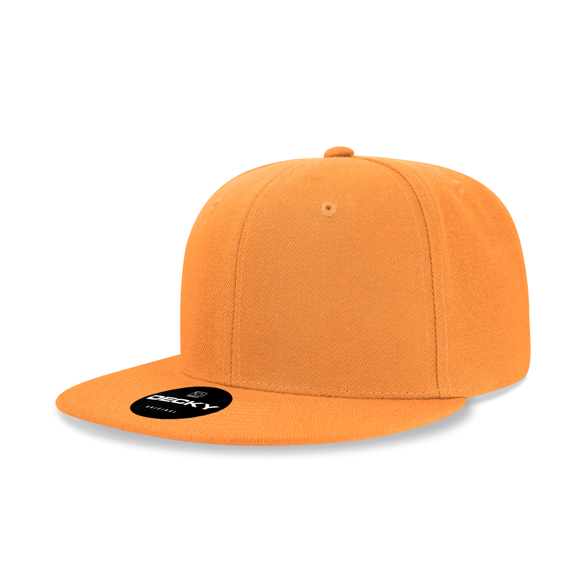 Decky 6020 High Profile 6 Panel Snapback, Flat Bill Hat