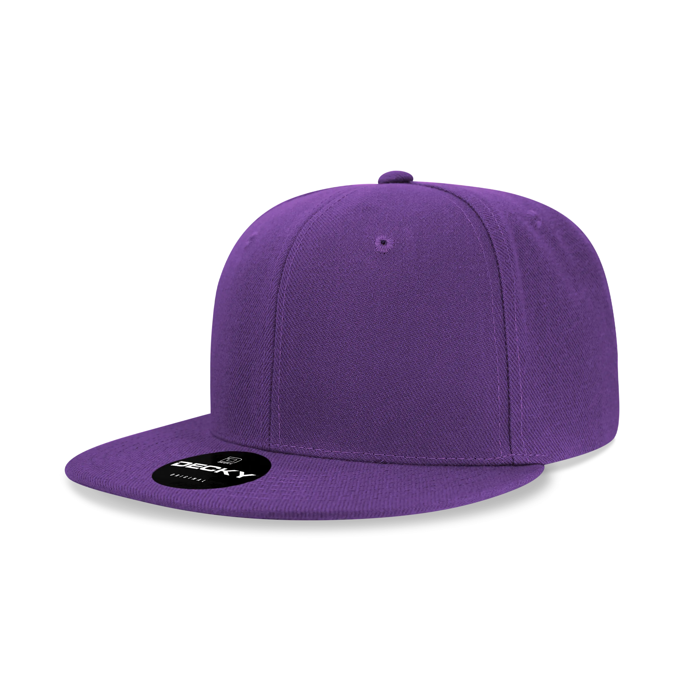 Decky 6020 High Profile 6 Panel Snapback, Flat Bill Hat