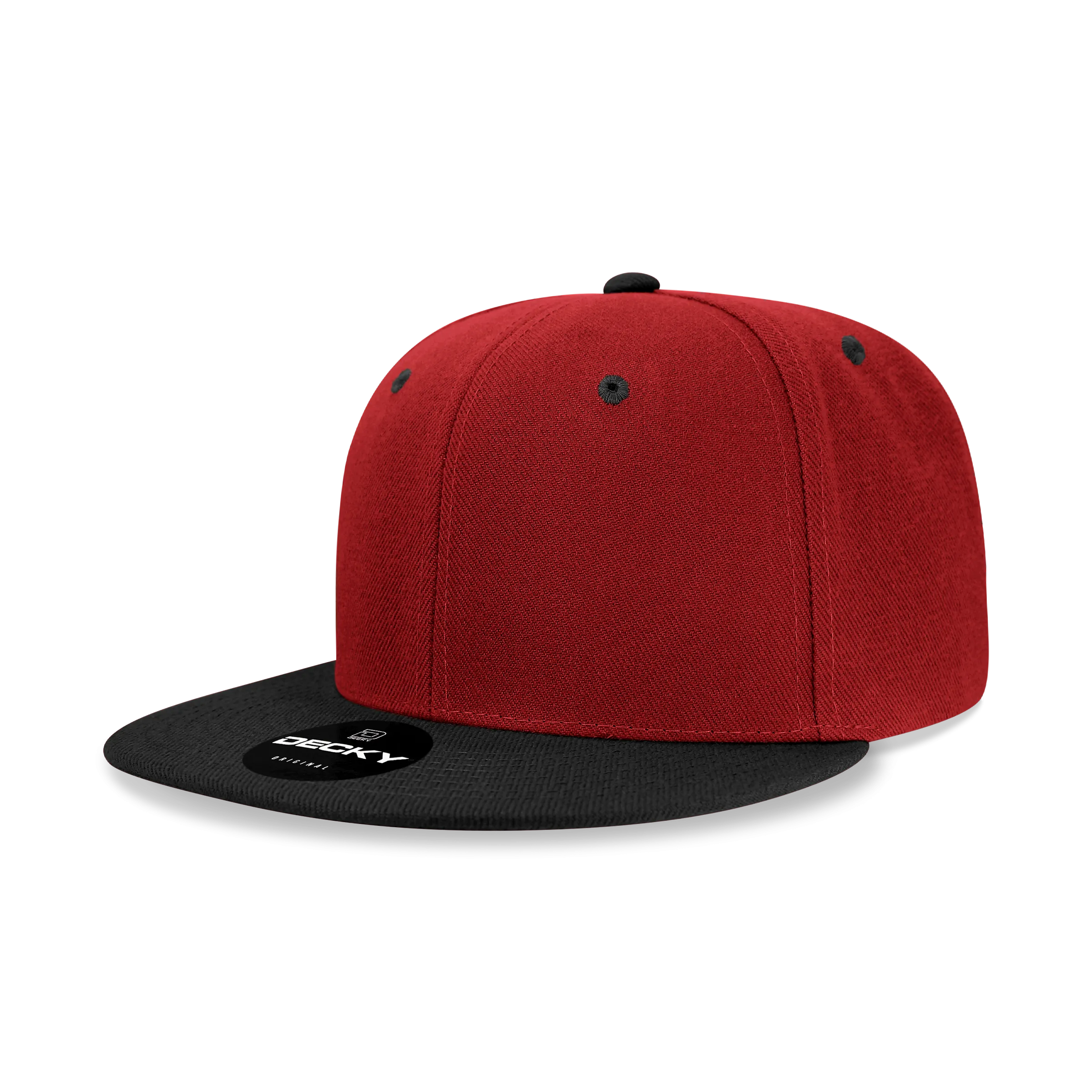 Decky 6020 High Profile 6 Panel Snapback, Flat Bill Hat