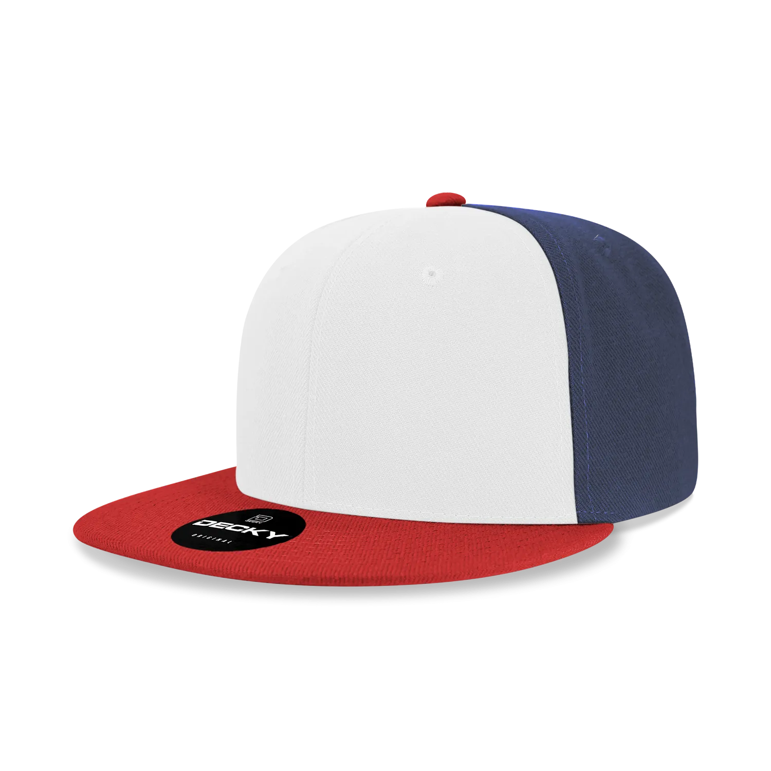 Decky 6020 High Profile 6 Panel Snapback, Flat Bill Hat