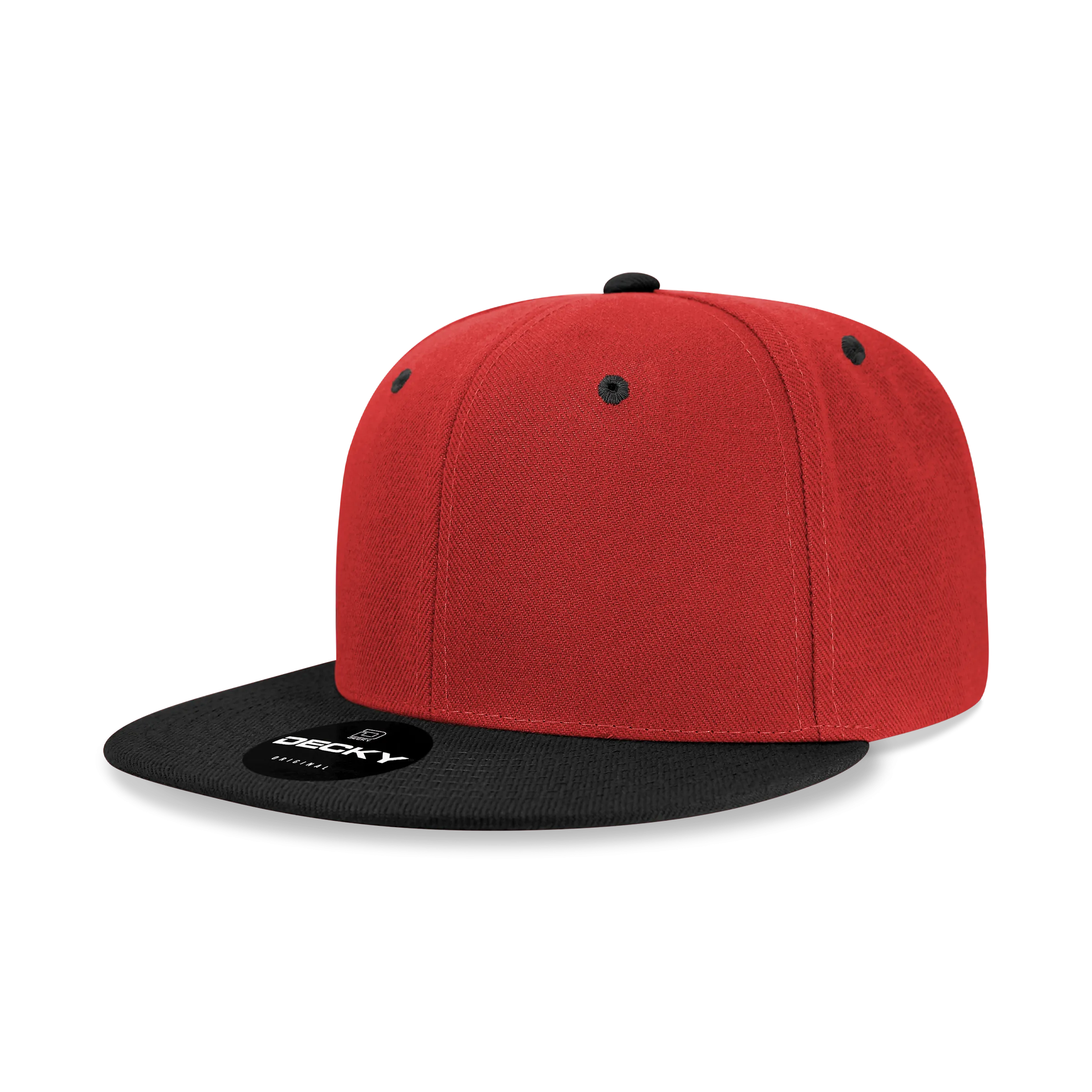 Decky 6020 High Profile 6 Panel Snapback, Flat Bill Hat