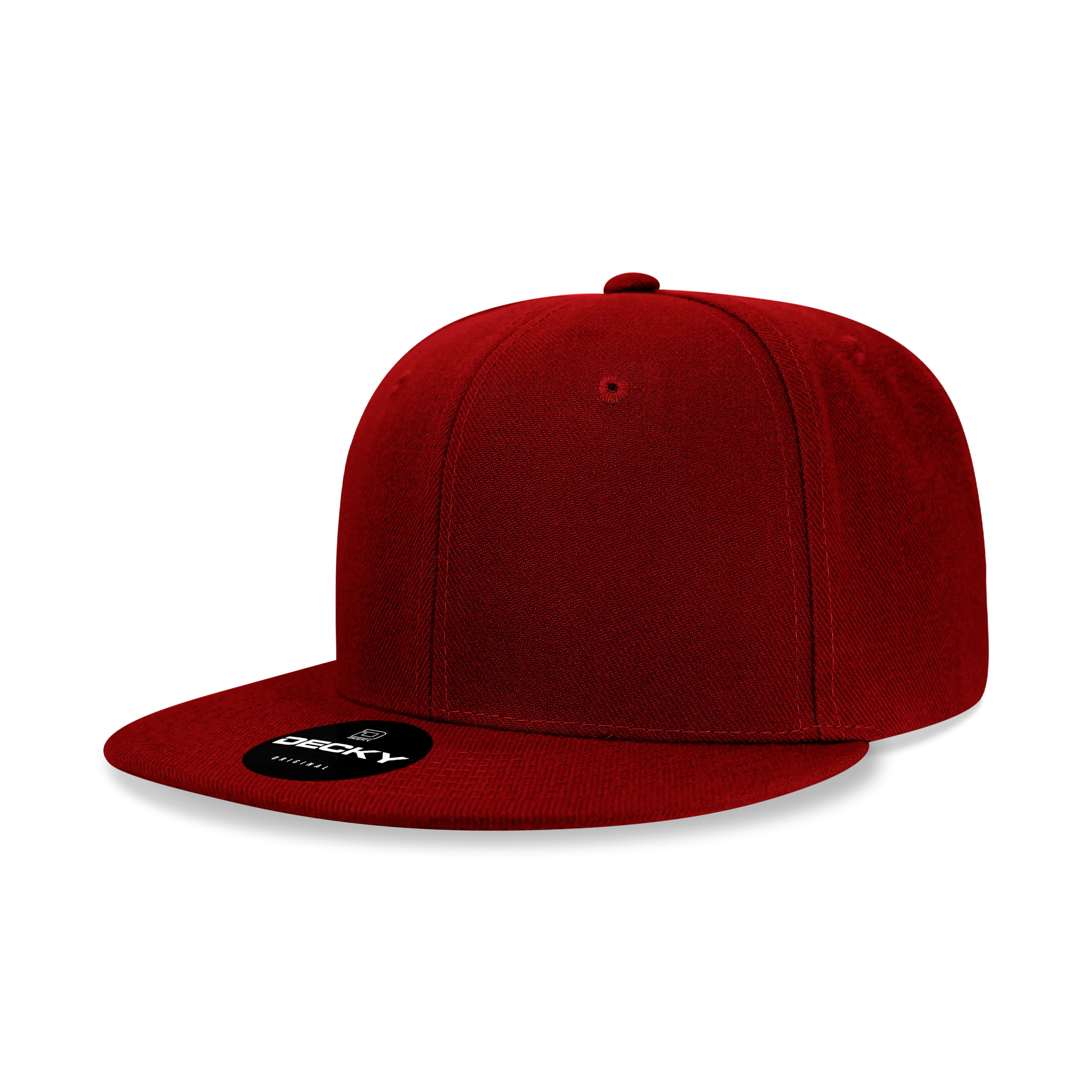 Decky 6020 High Profile 6 Panel Snapback, Flat Bill Hat