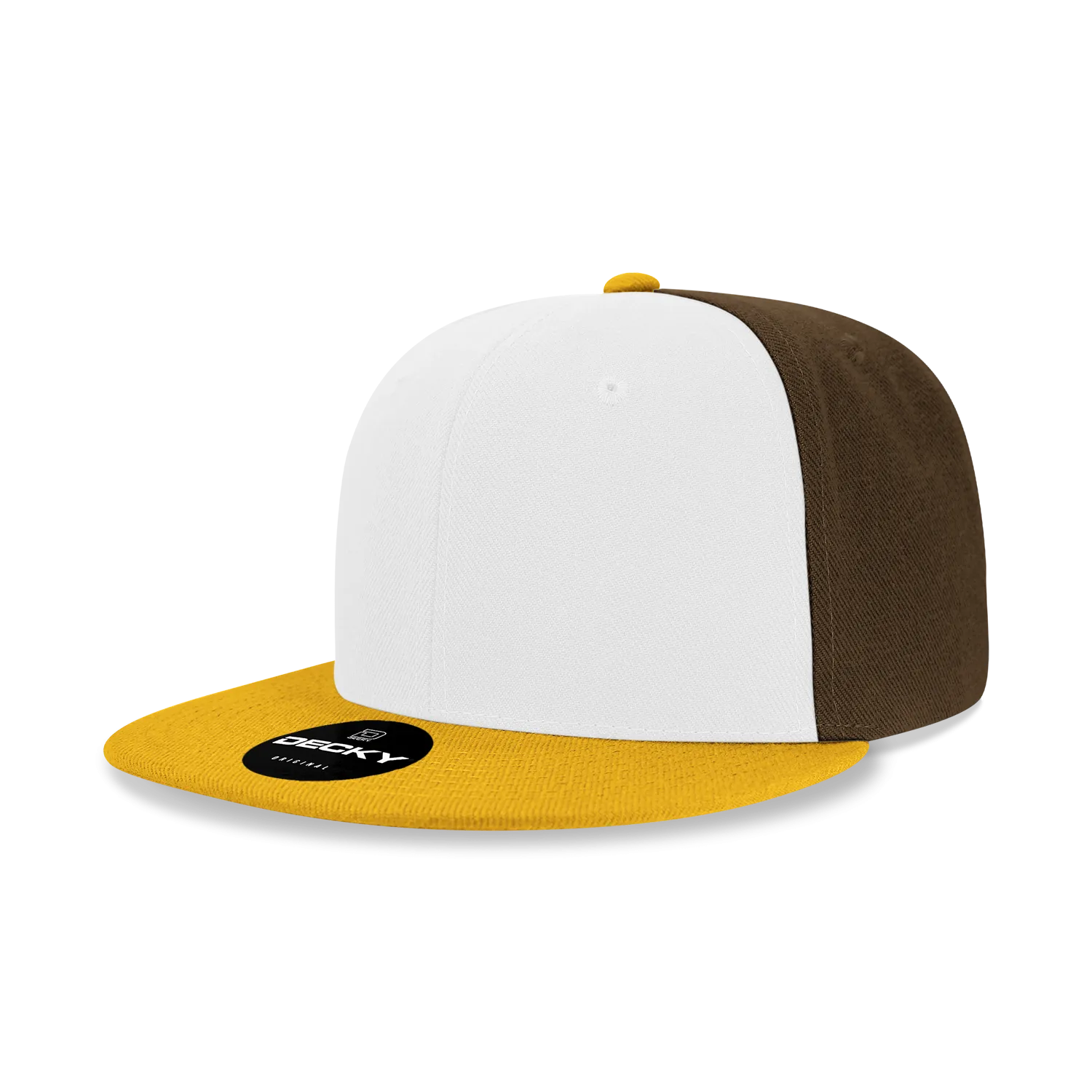 Decky 6020 High Profile 6 Panel Snapback, Flat Bill Hat