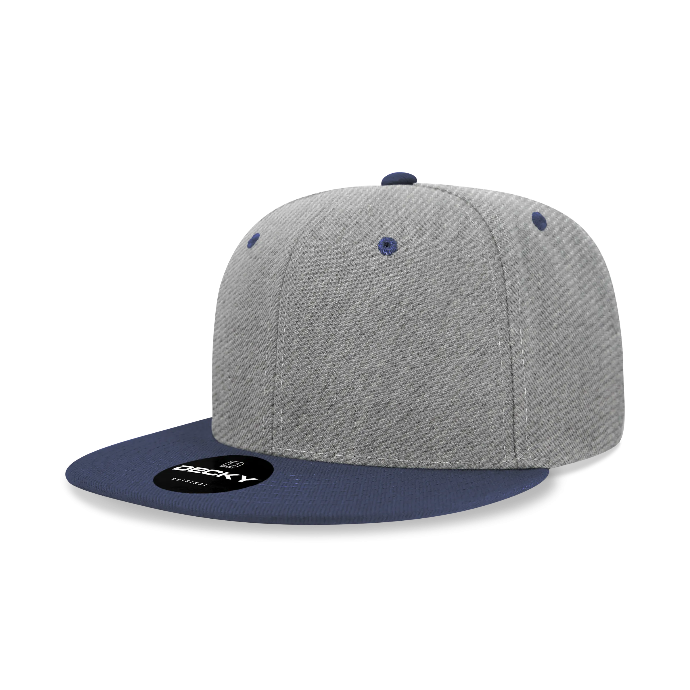 Decky 6020 High Profile 6 Panel Snapback, Flat Bill Hat