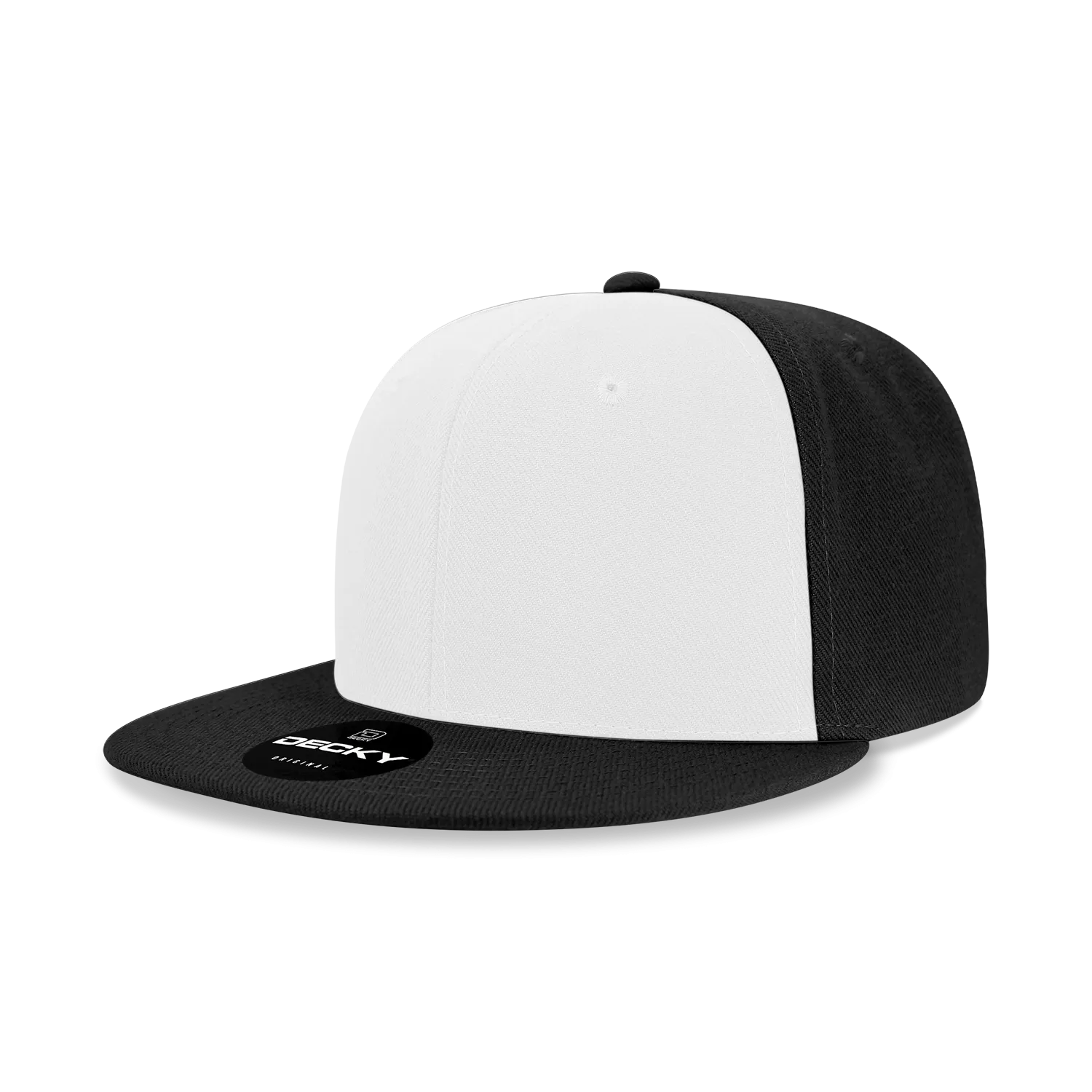 Decky 6020 High Profile 6 Panel Snapback, Flat Bill Hat