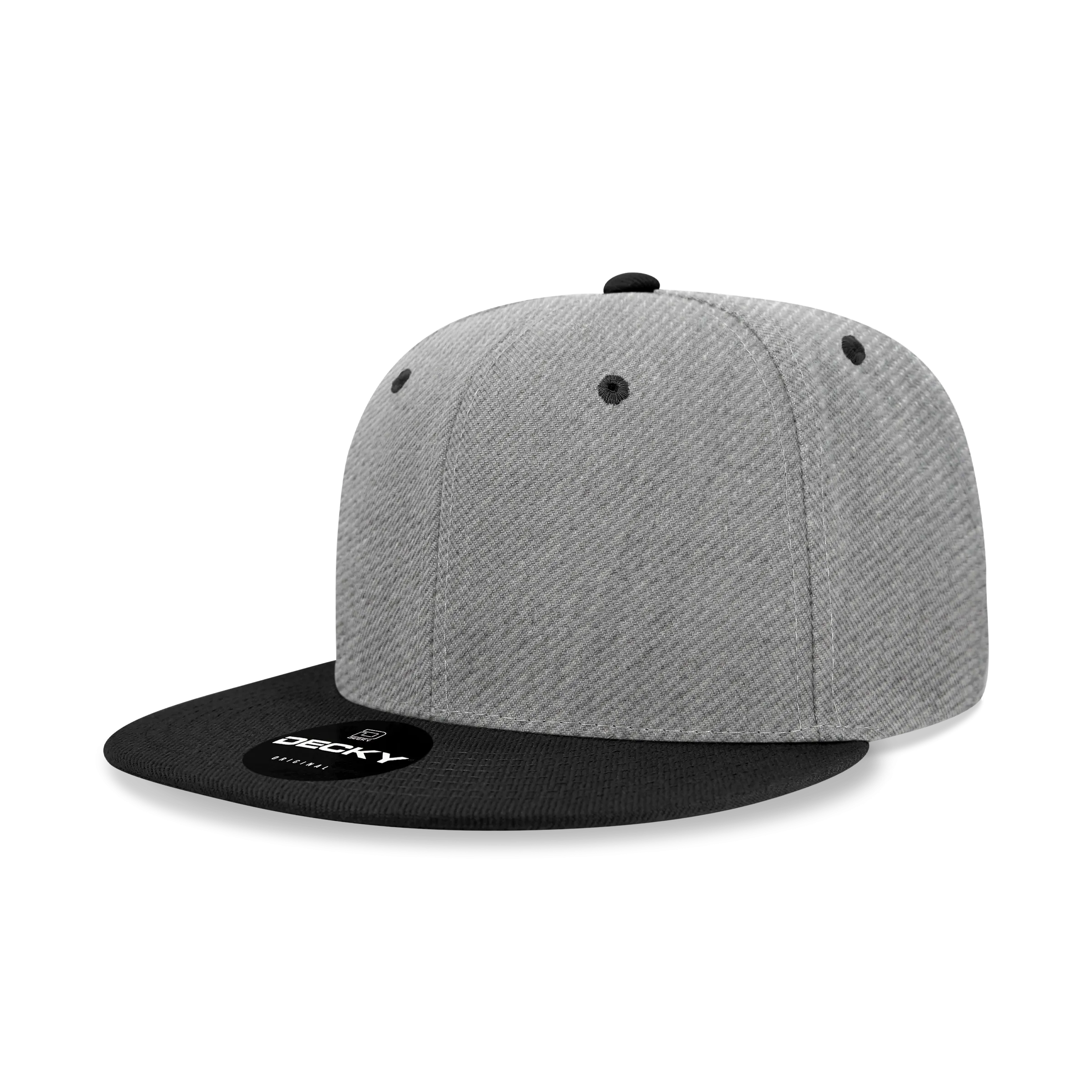 Decky 6020 High Profile 6 Panel Snapback, Flat Bill Hat