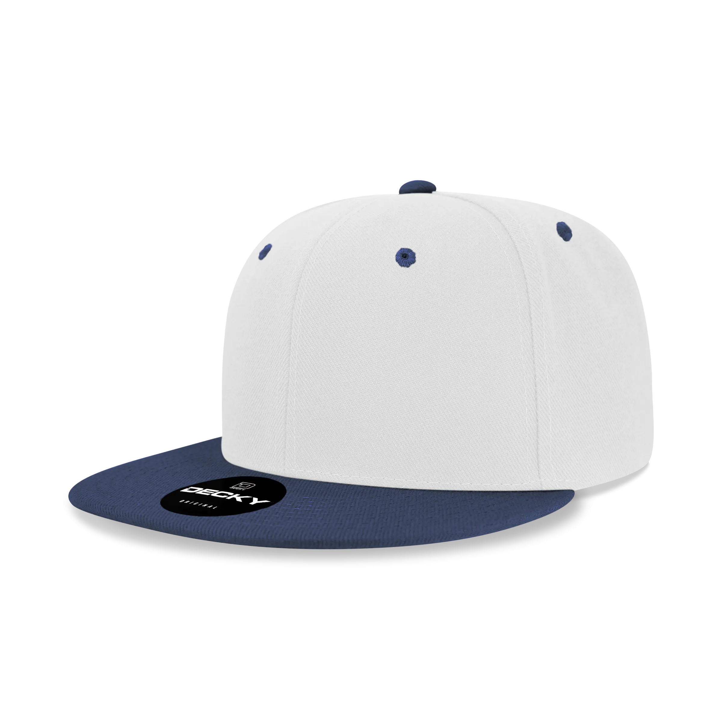 Decky 6020 High Profile 6 Panel Snapback, Flat Bill Hat