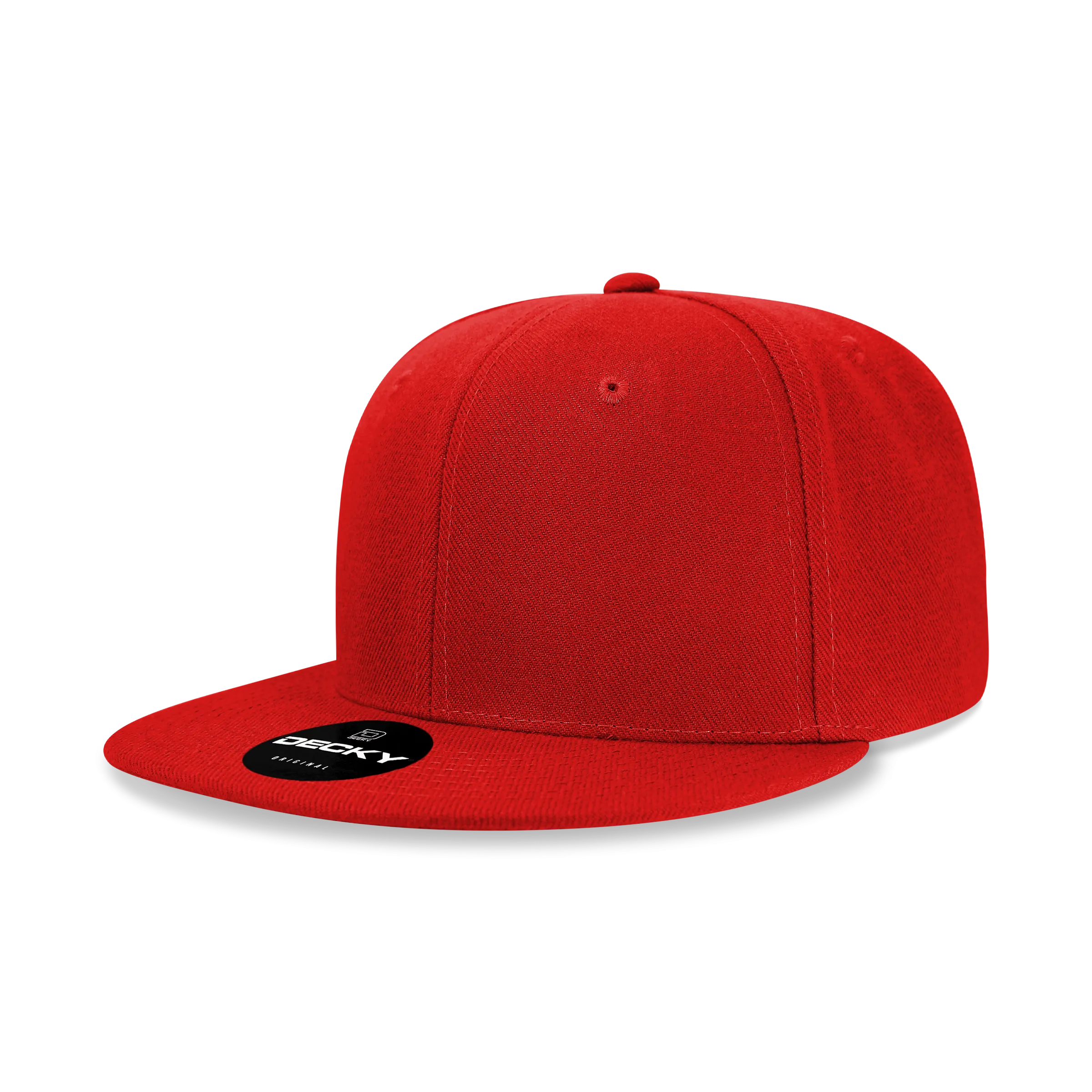Decky 6020 High Profile 6 Panel Snapback, Flat Bill Hat