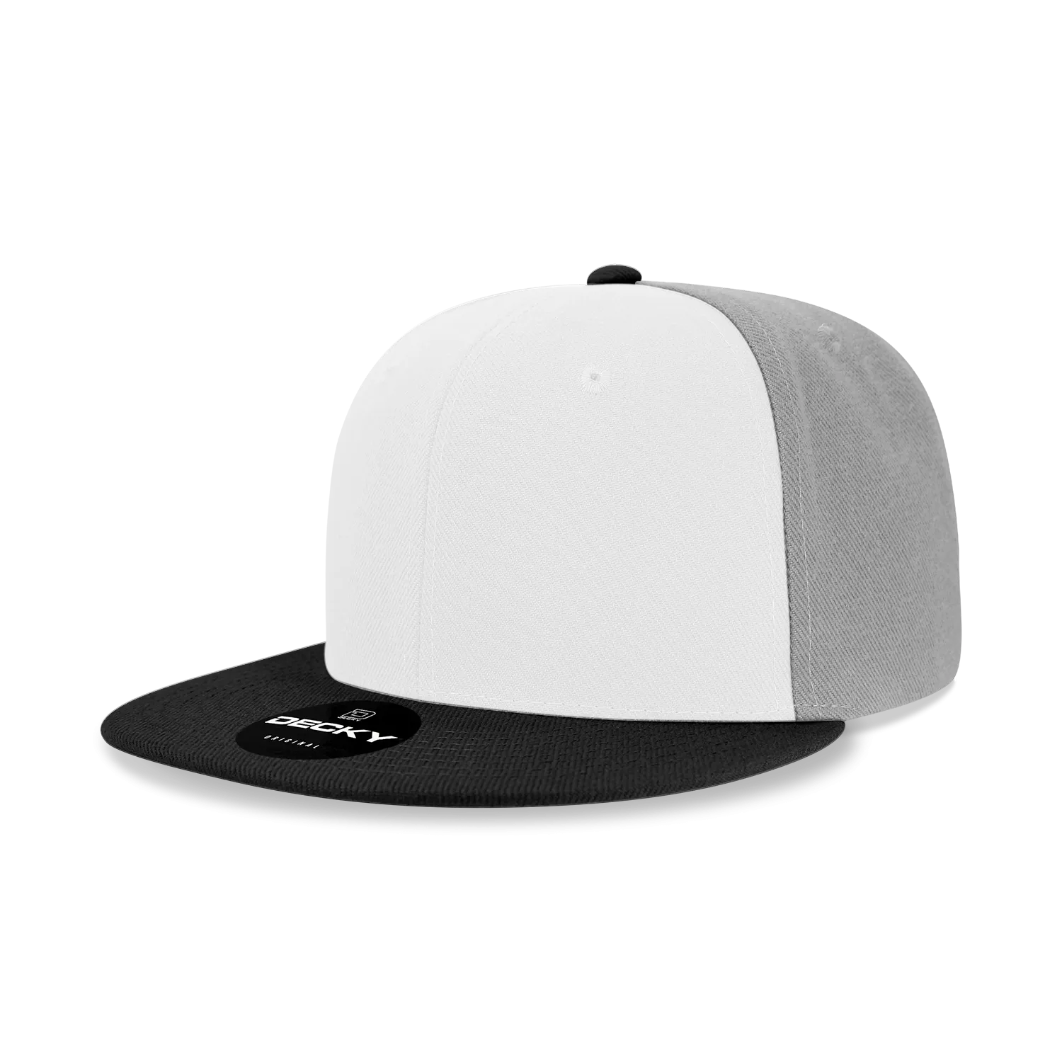 Decky 6020 High Profile 6 Panel Snapback, Flat Bill Hat