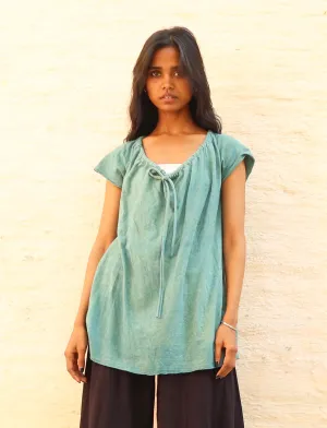 Drawstring Collar Wanderer Shirt