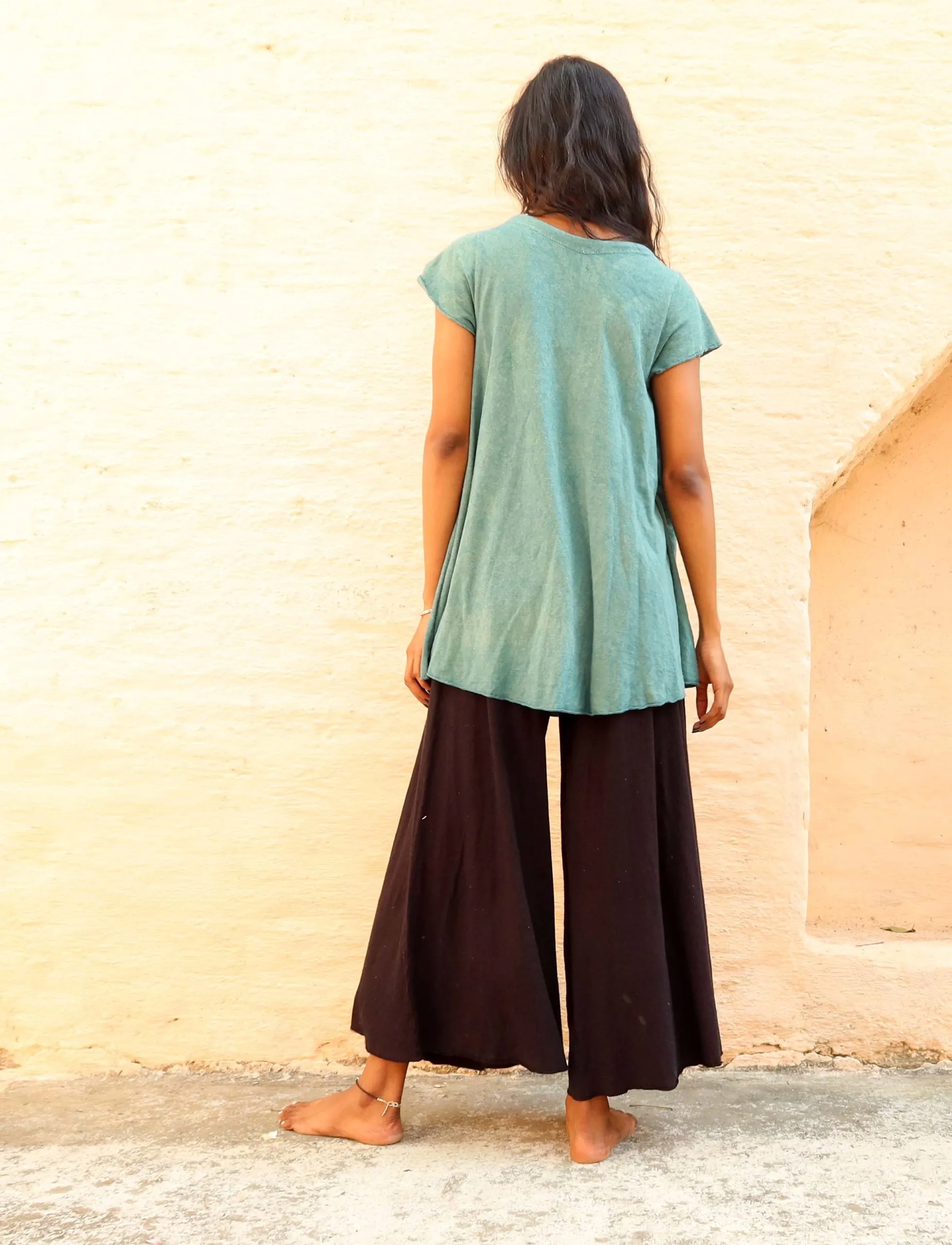 Drawstring Collar Wanderer Shirt