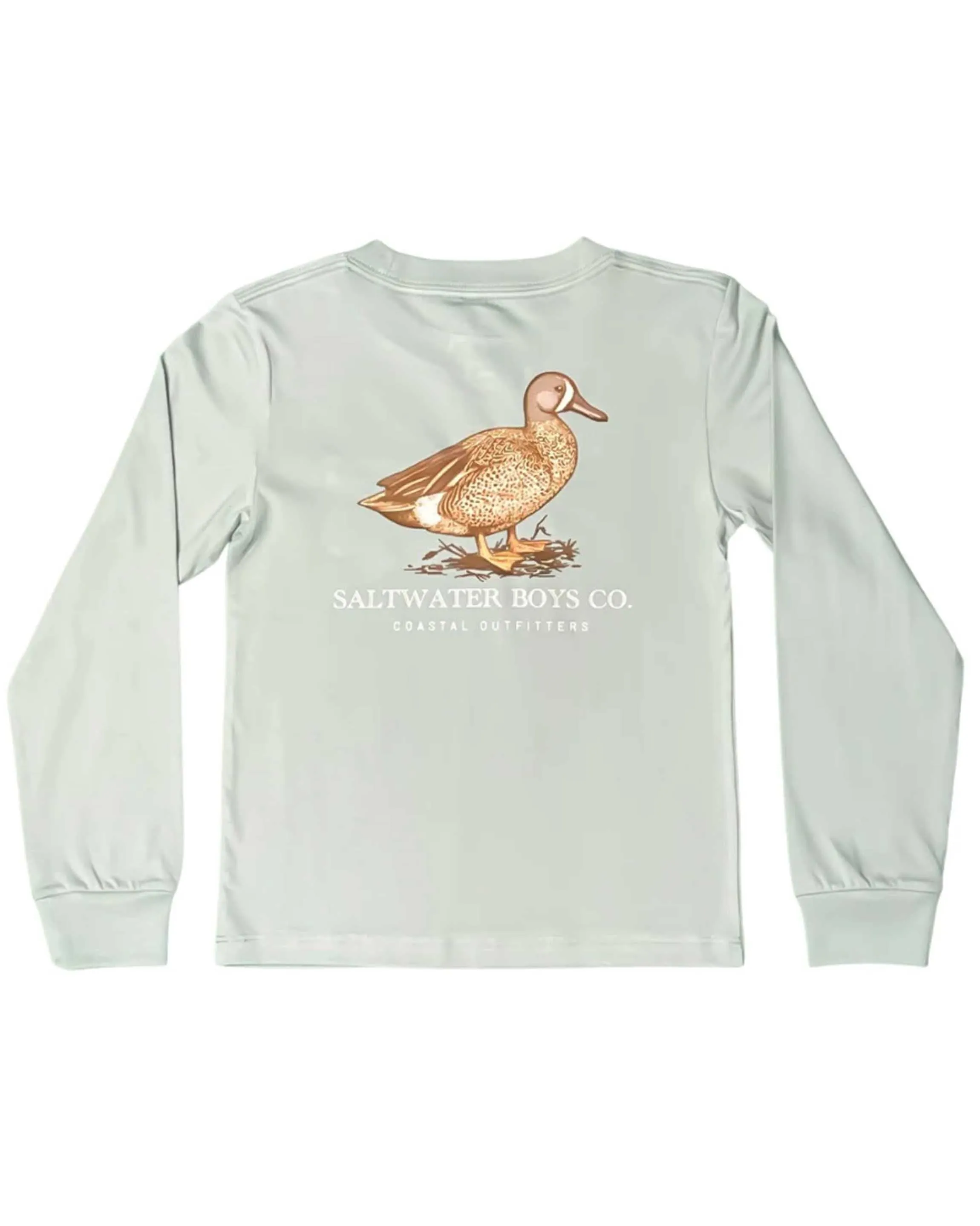 Duck Graphic Long Sleeve Tee in Mint