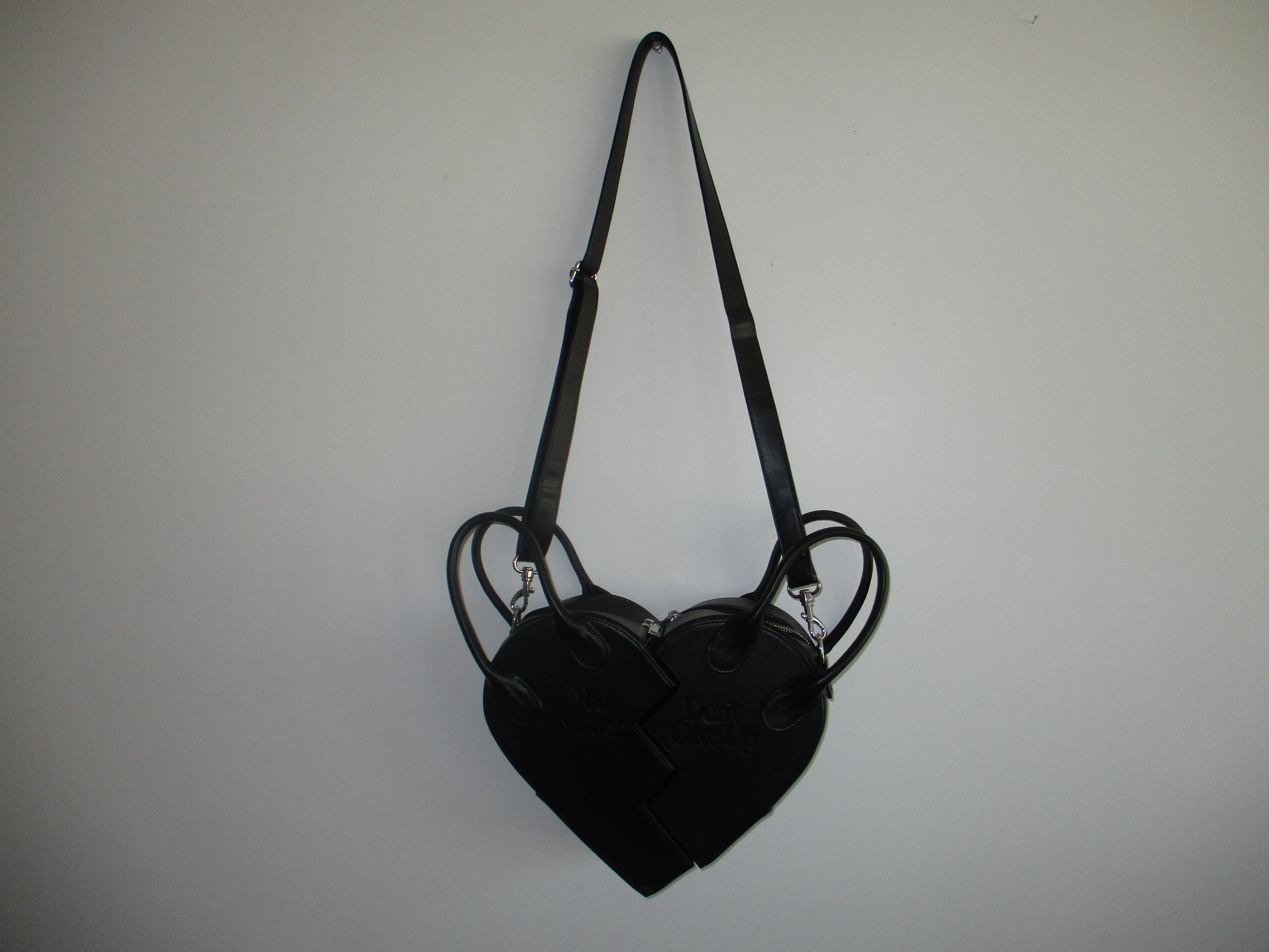 Friendship Heart Bag Black