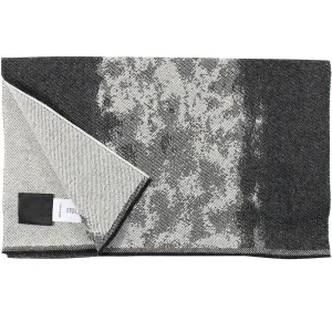 Givenchy Scarf Gray Black Logo Design - Wool Shawl BLACK FRIDAY SALE