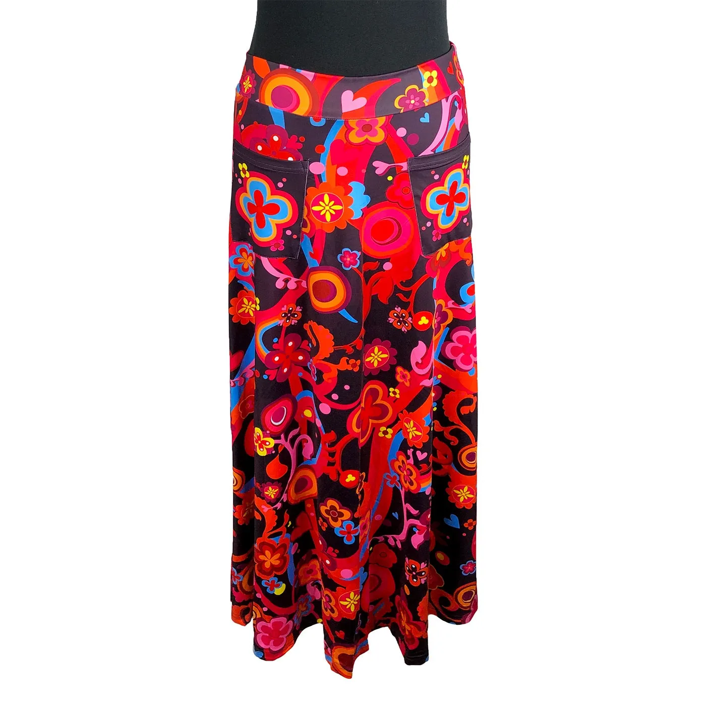 Groovy Maxi Skirt With Pockets