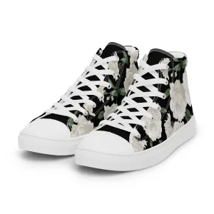 Ivory Rose Women's High Top Sneakers