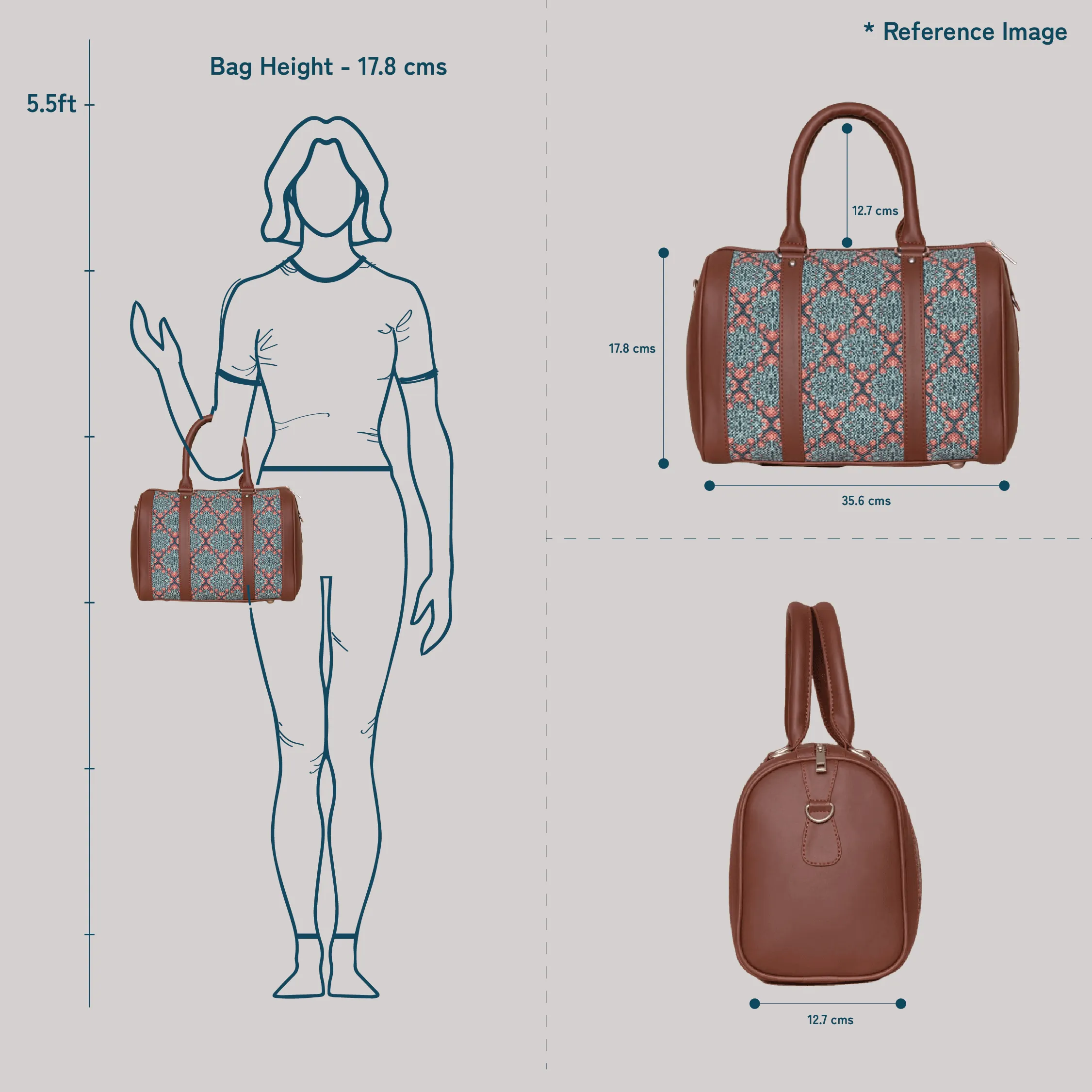 Jet Black Handbag